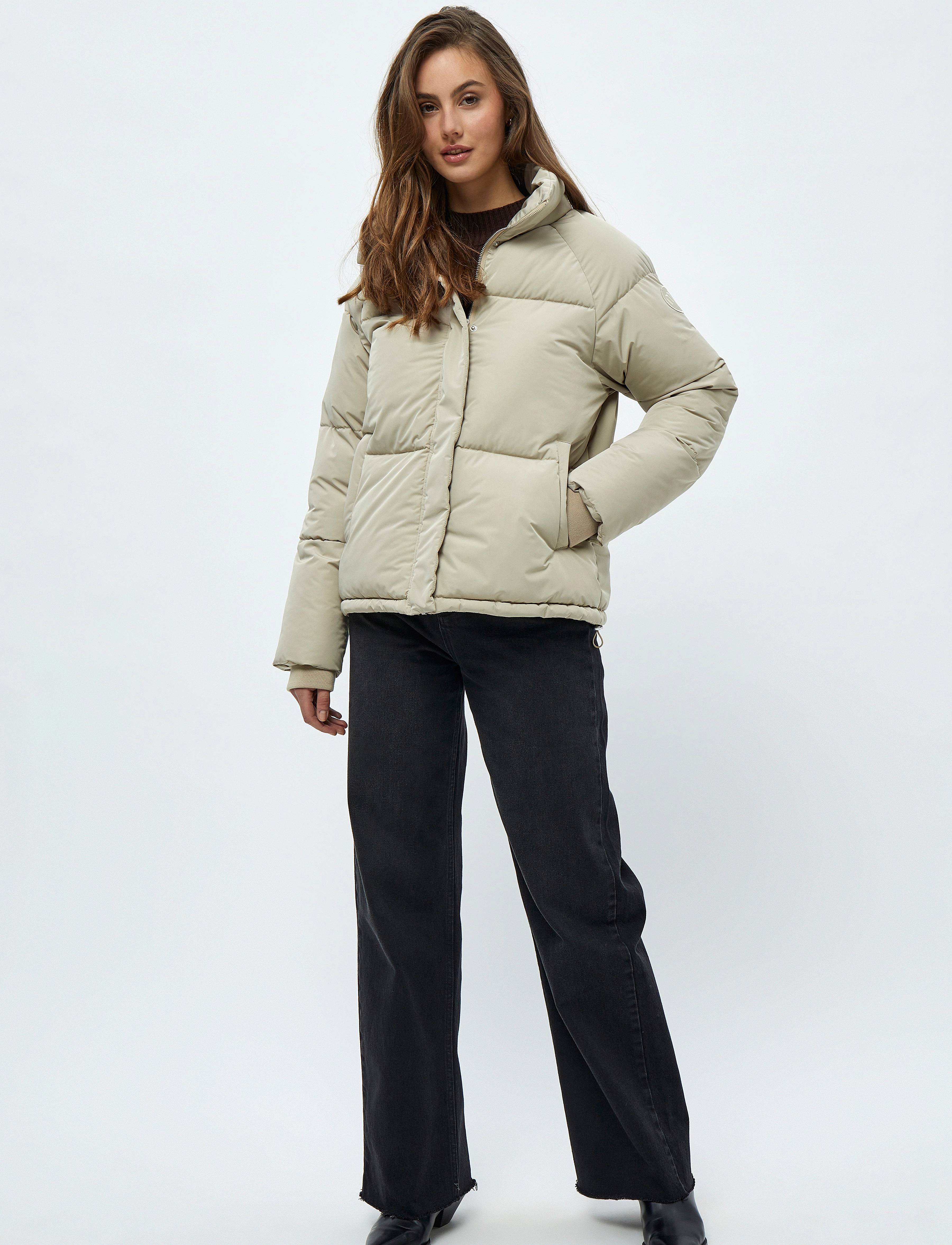 Minus - Alexis Short Puffer Jacket 1 - pure cashmere - 4