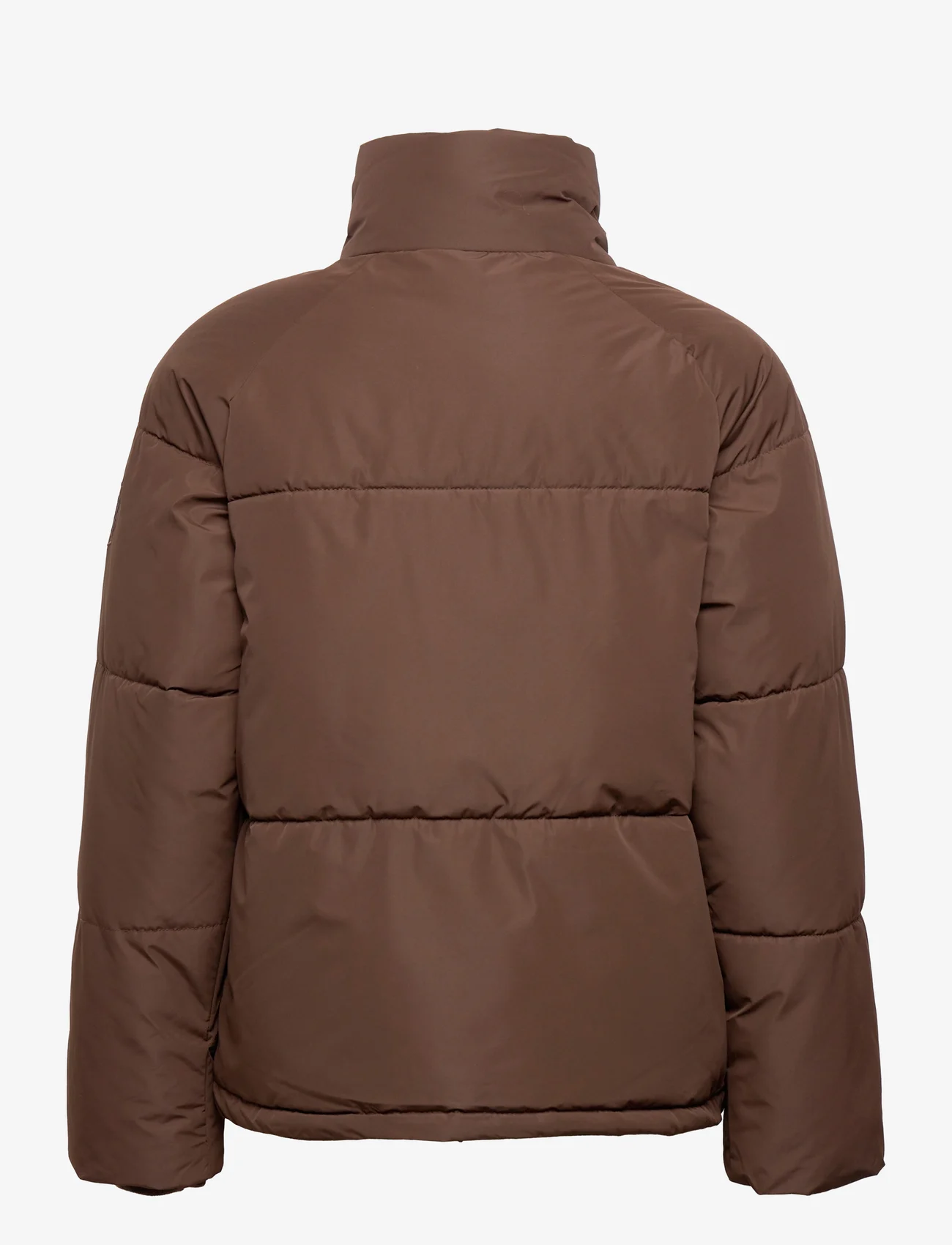 Minus - Alexis Short Puffer Jacket 1 - sulejoped ja voodriga joped - slate brown - 1
