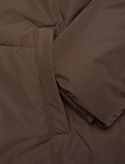 Minus - Alexis Short Puffer Jacket 1 - sulejoped ja voodriga joped - slate brown - 7