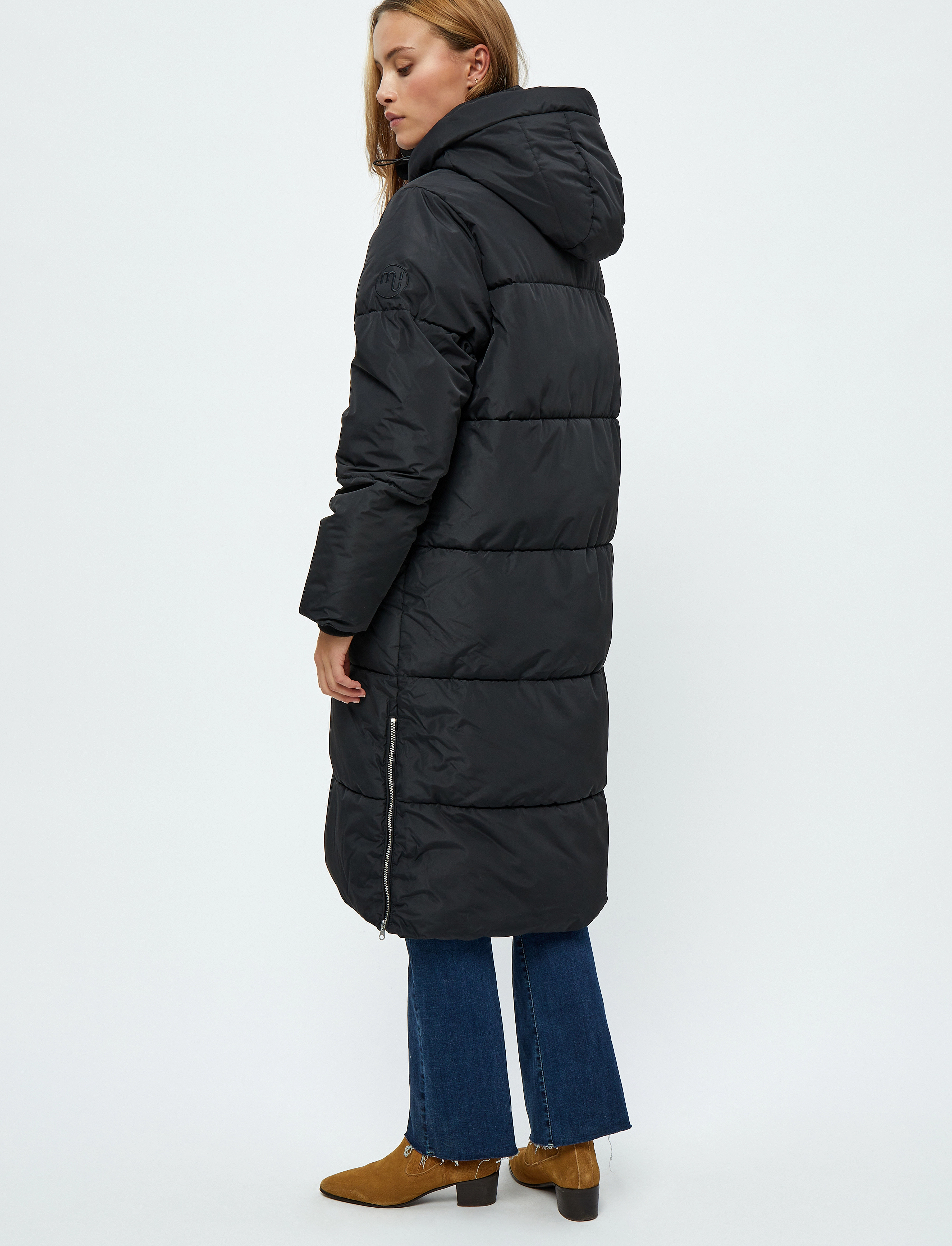 Minus - Alexis Long Puffer Jacket 2 - sort - 4