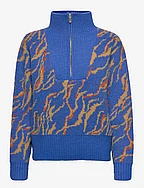 MSFlavia Knit Pullover - ROYAL BLUE