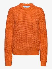Minus - Leka Knit Pullover - strikkegensere - mandarin orange - 0
