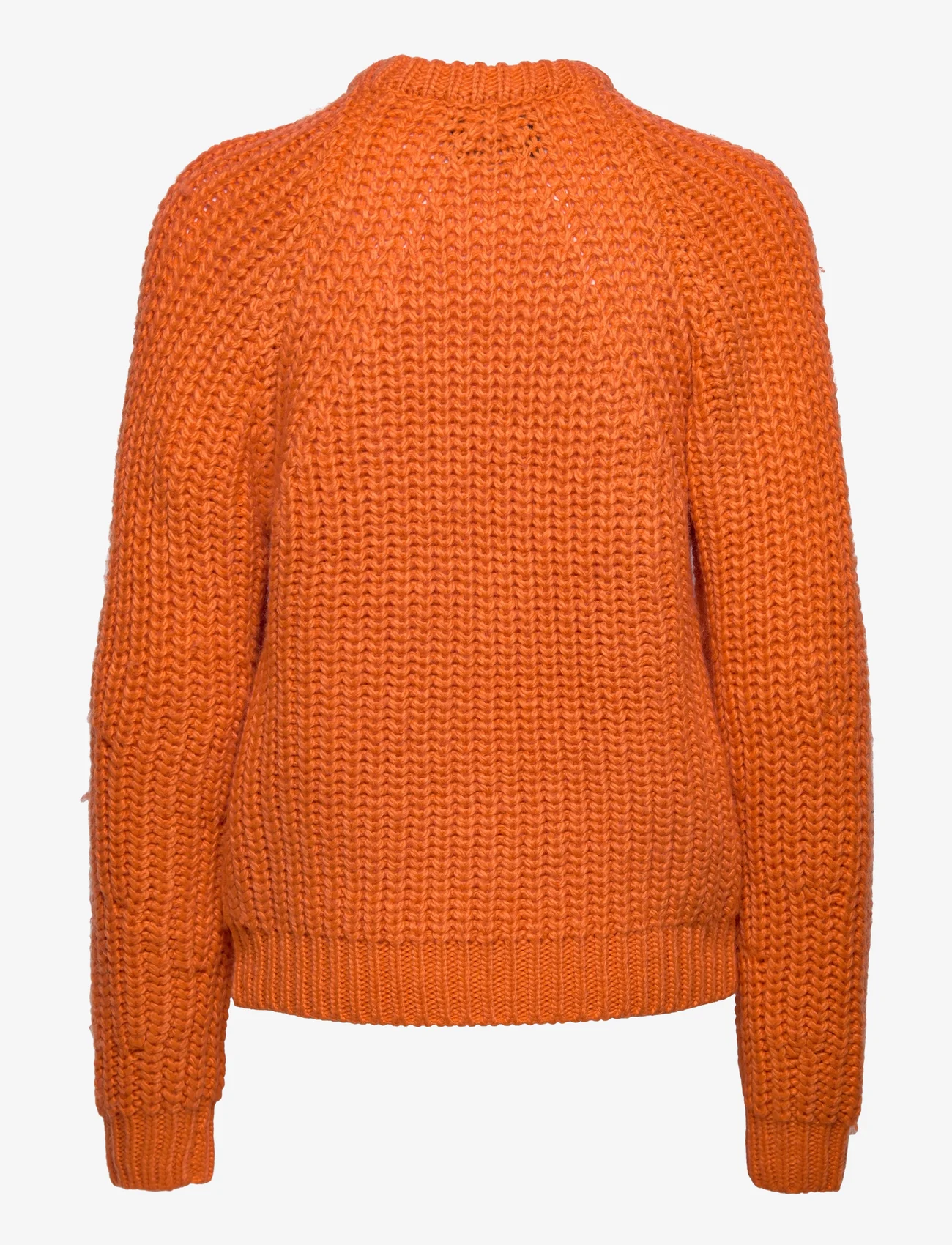 Minus - Leka Knit Pullover - strikkegensere - mandarin orange - 1