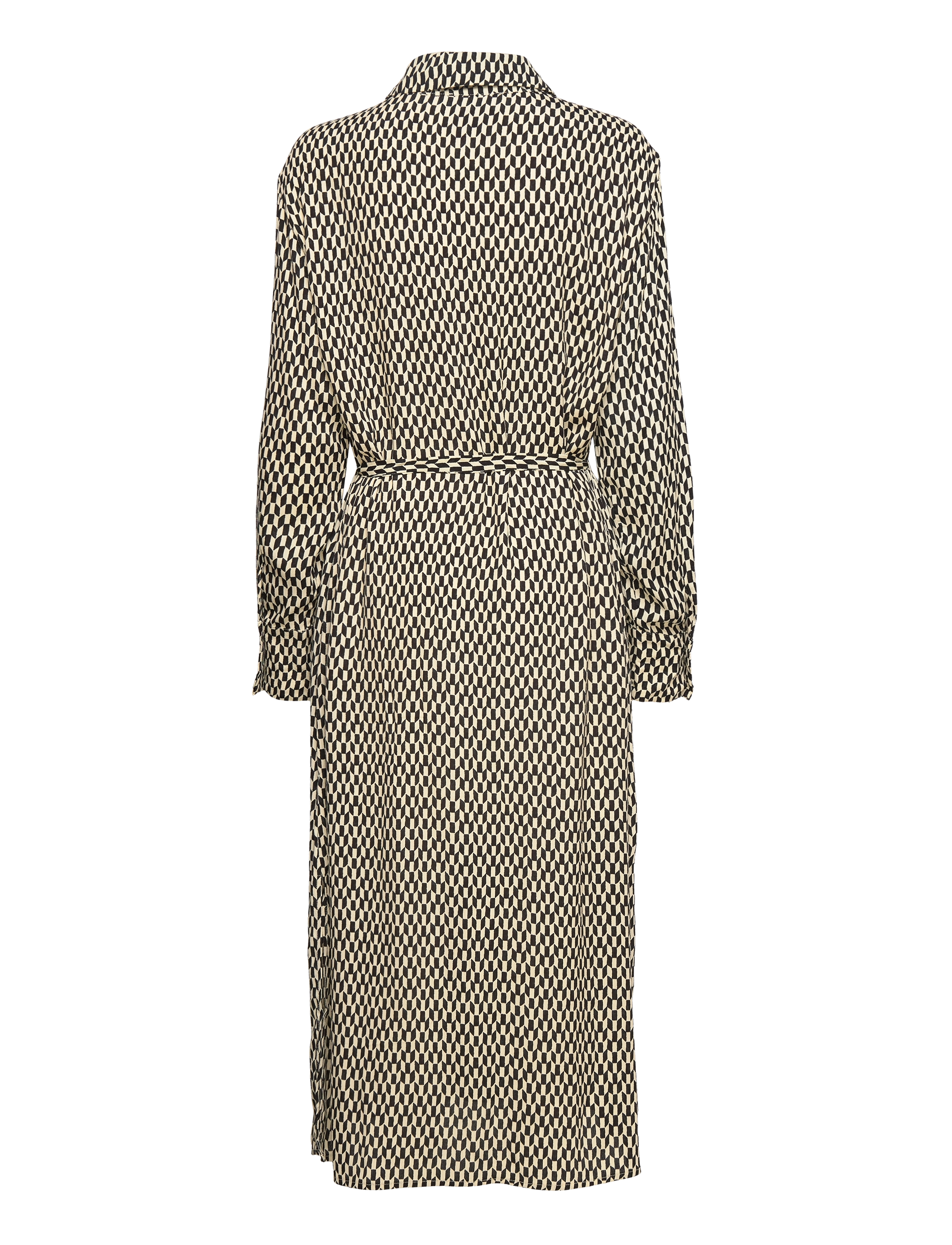 Minus - Lasina Shirtdress 3 - monocrome print - 2