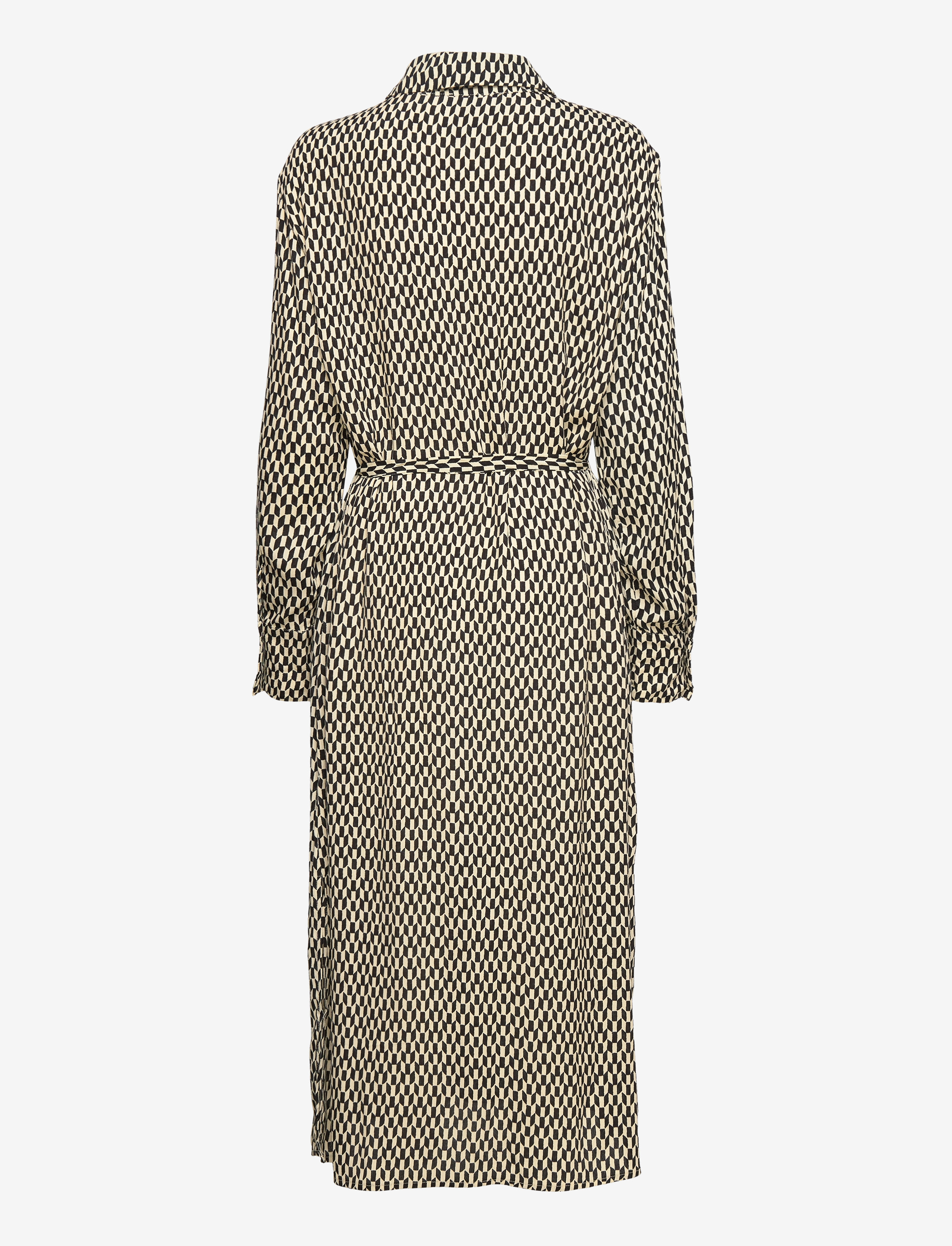 Minus - Lasina Shirtdress 3 - monocrome print - 3