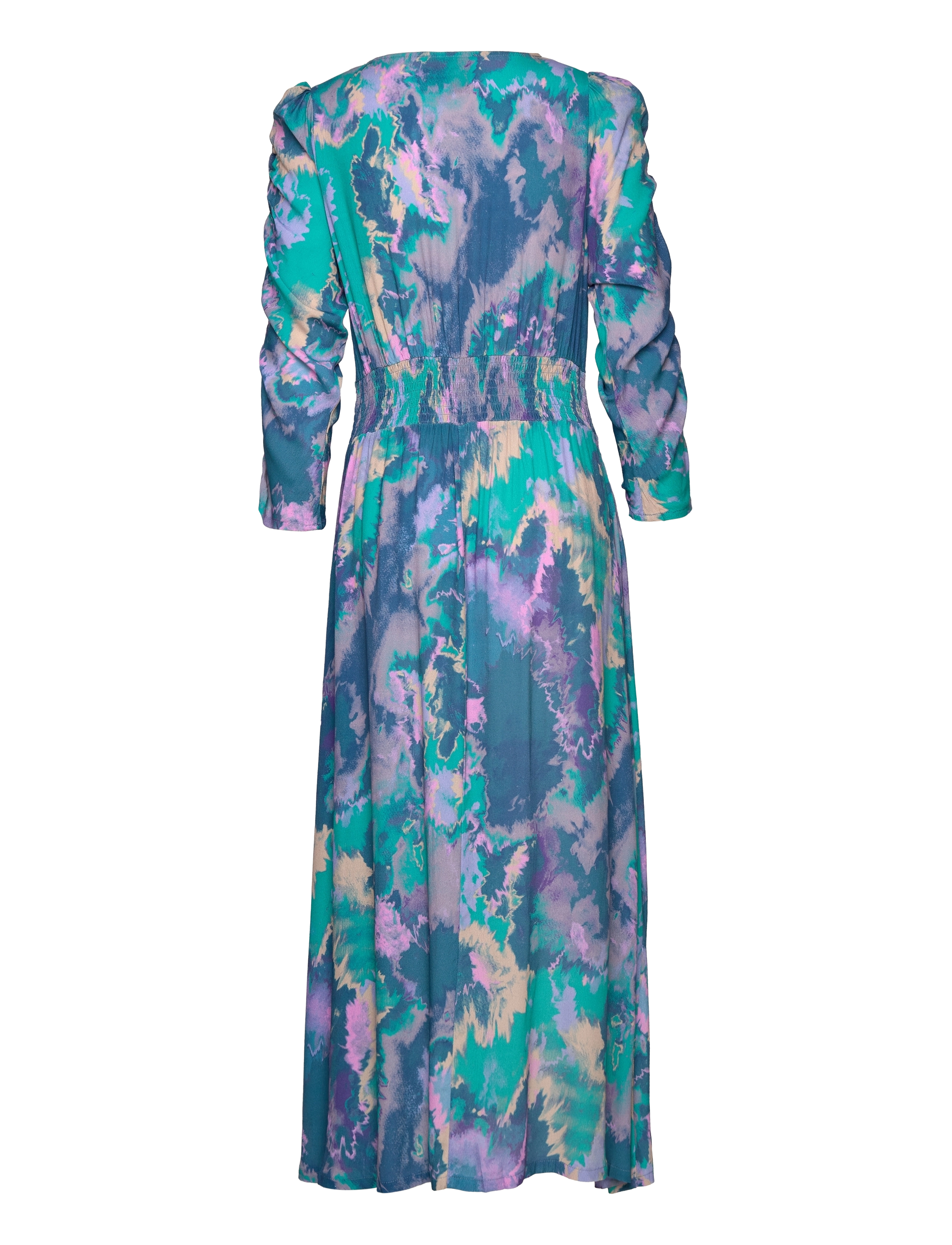 Minus - Tamira Dress 2 - ocean green print - 1