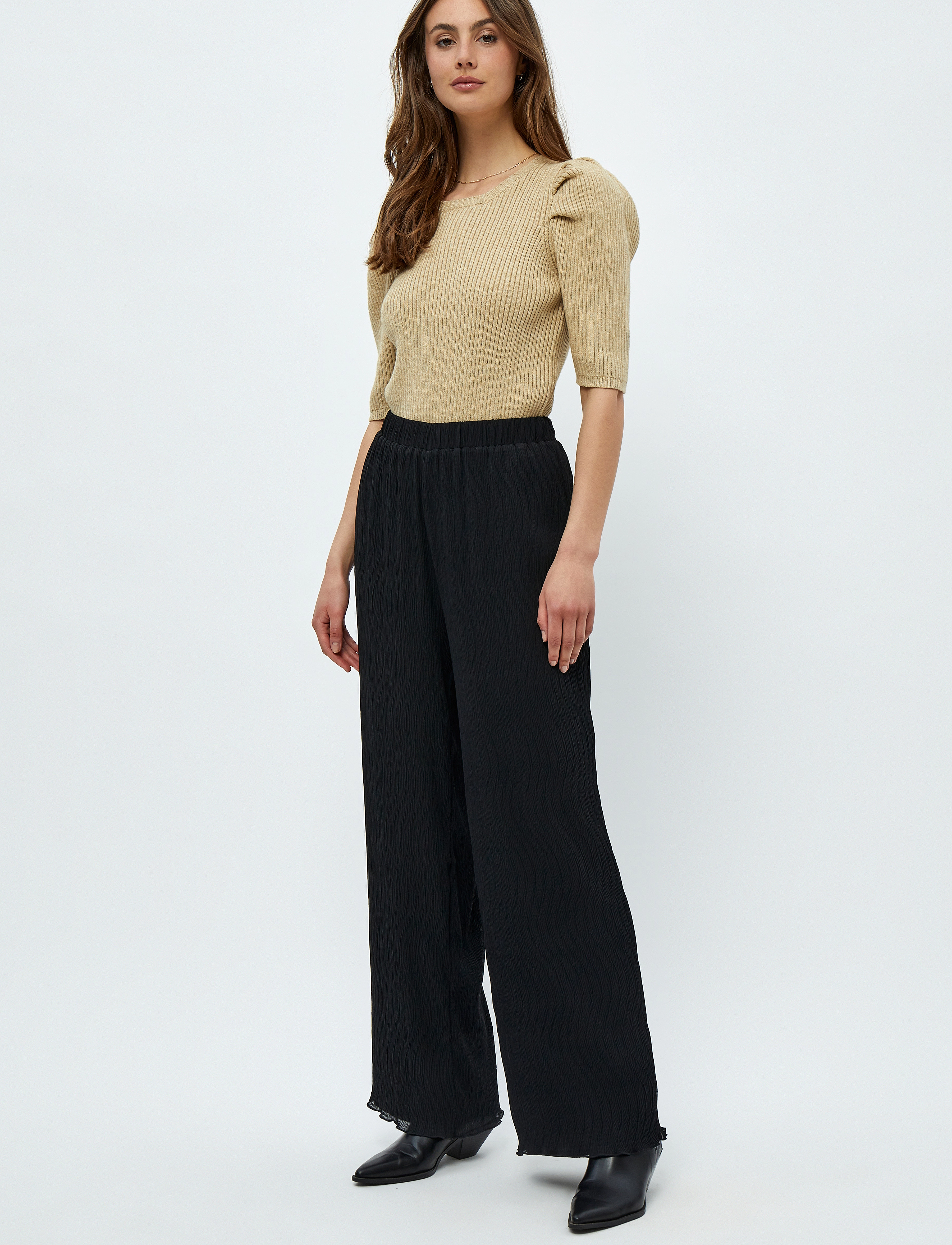 Minus - Sigrid Pants 2 - sort - 4