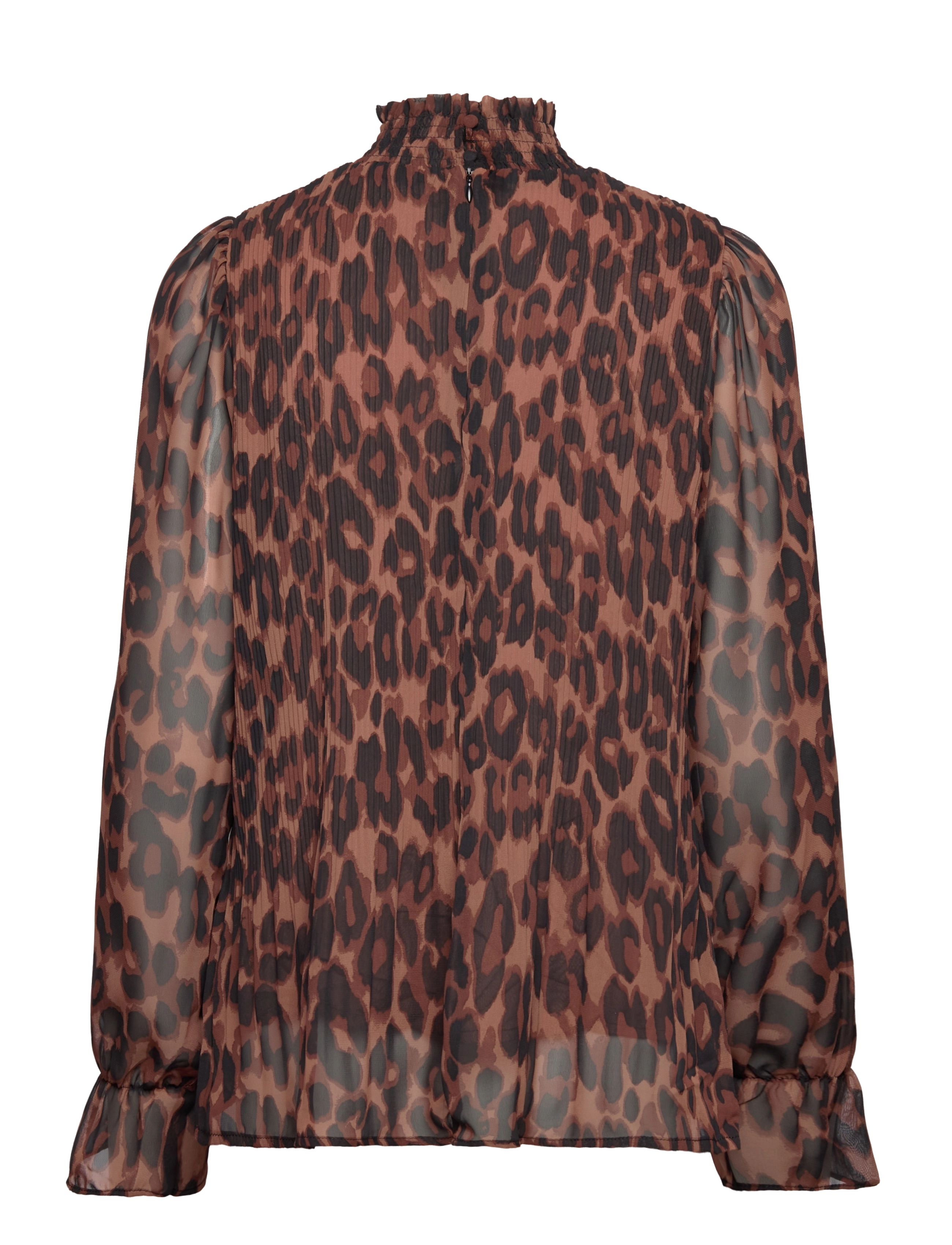 Minus - Mia Blouse 2 - brown leo print - 2