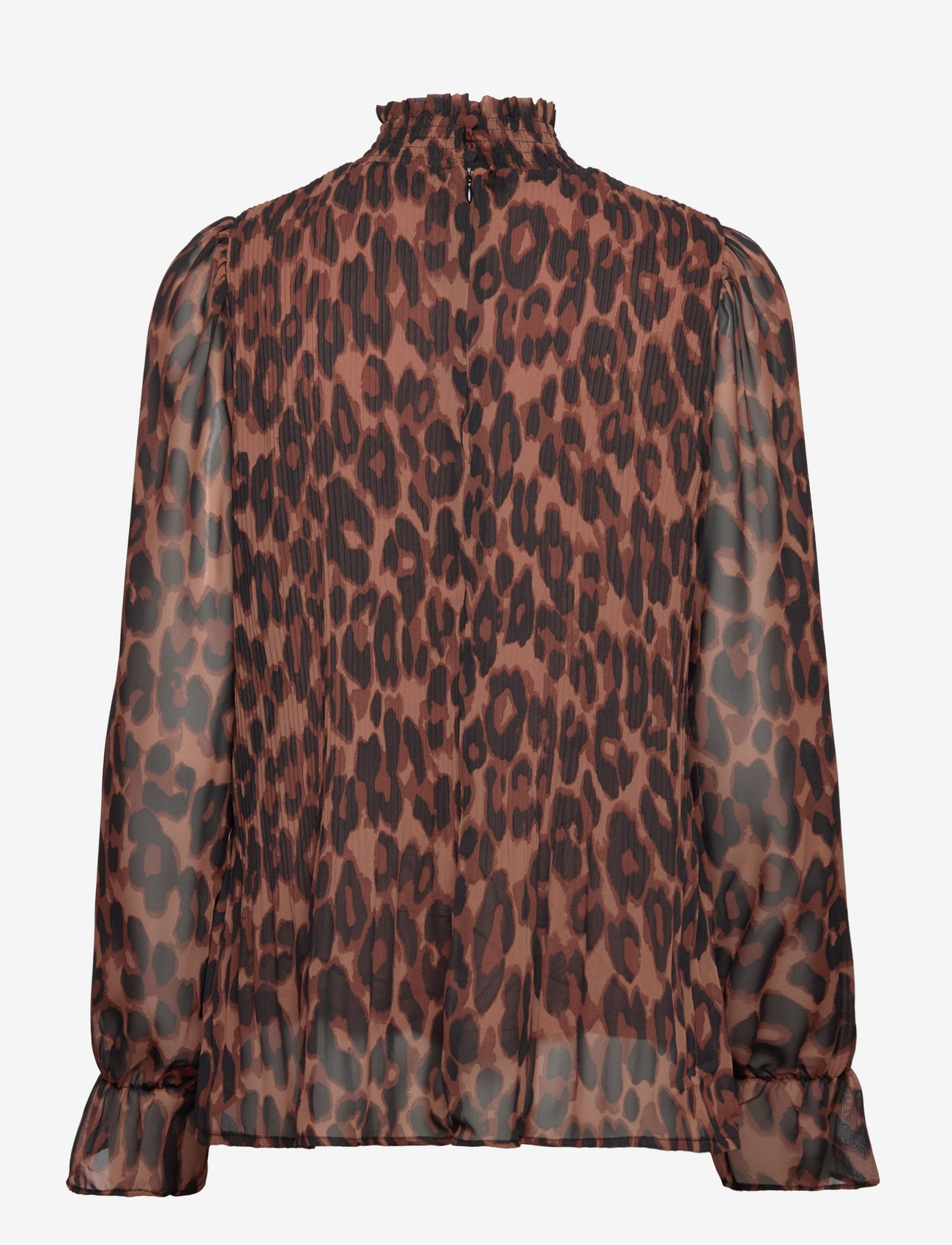 Minus - Mia Blouse 2 - brown leo print - 3