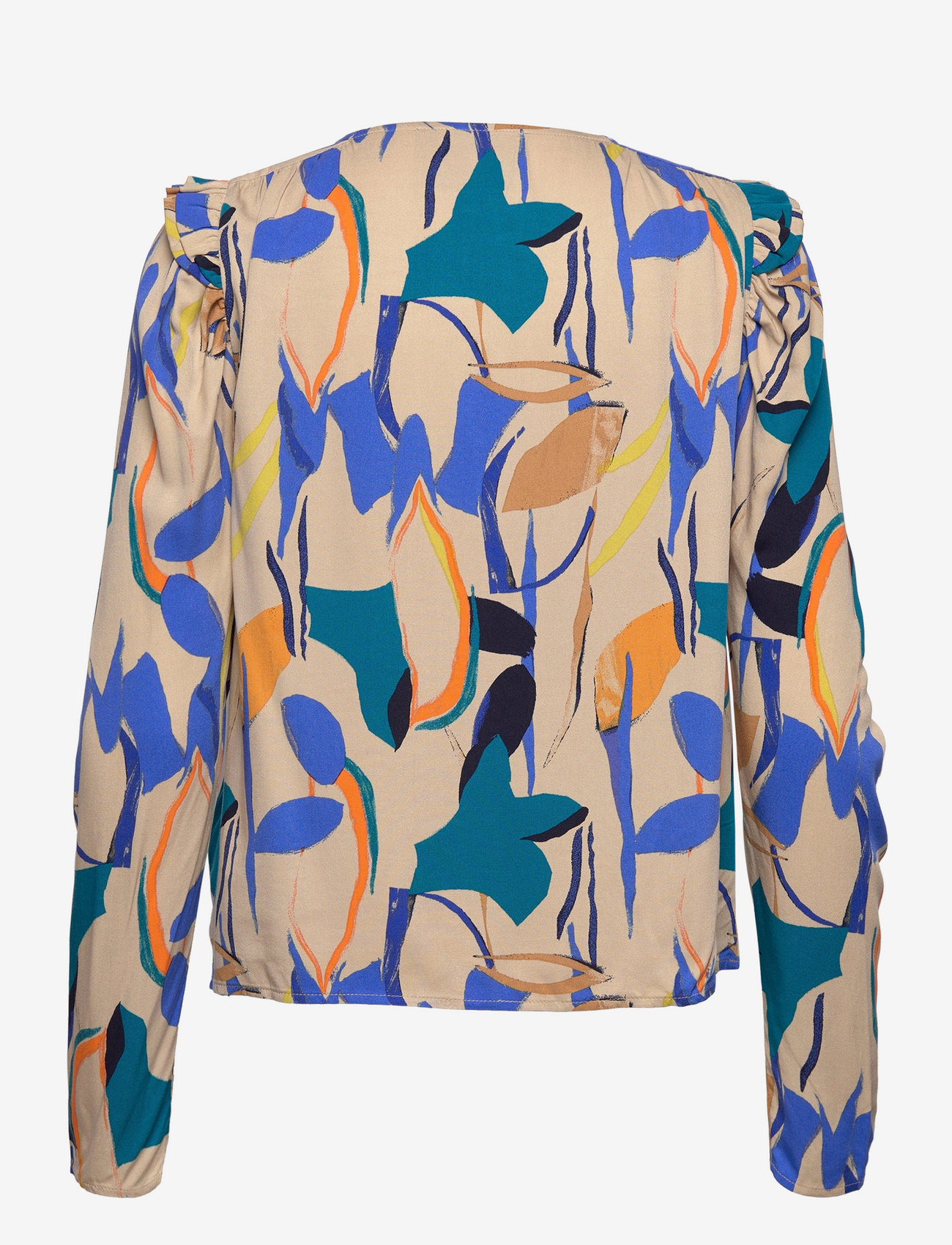 Minus - Binna Blouse 3 - royal blue flower print - 3