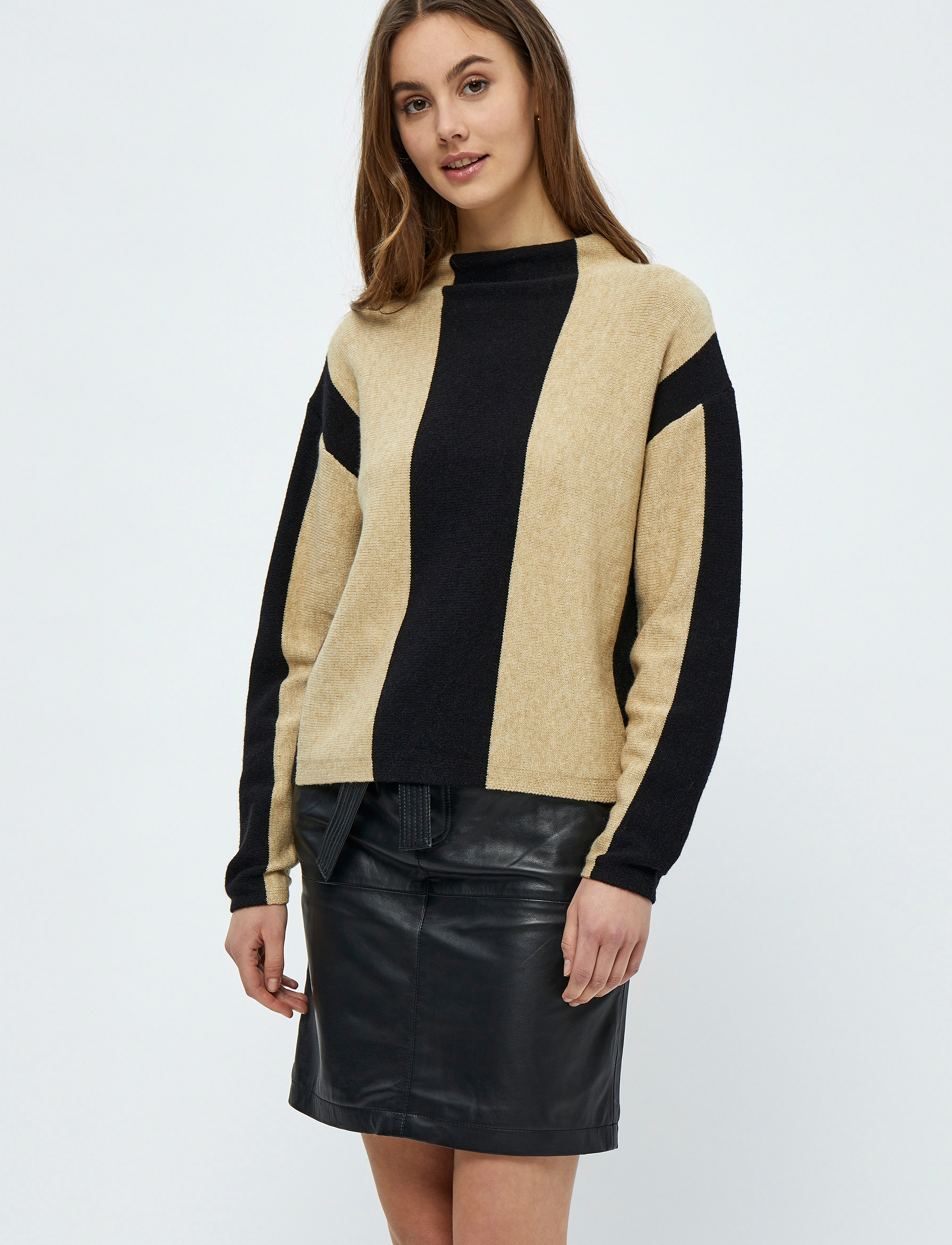 Minus Msmireya Knit Pullover, XXL, Multi/patterned, Strik > Trøjer, Dame