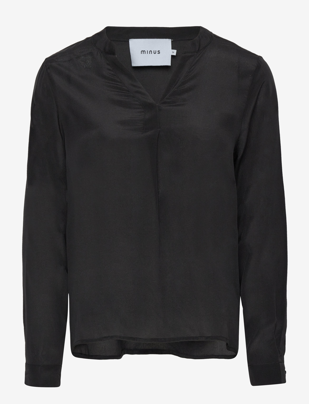 Minus - Caty Silke Bluse - sort - 0