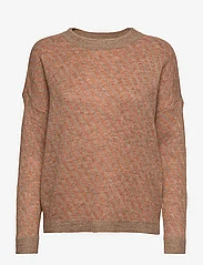 Minus - Stormy Knit Pullover - gensere - sand striped - 0