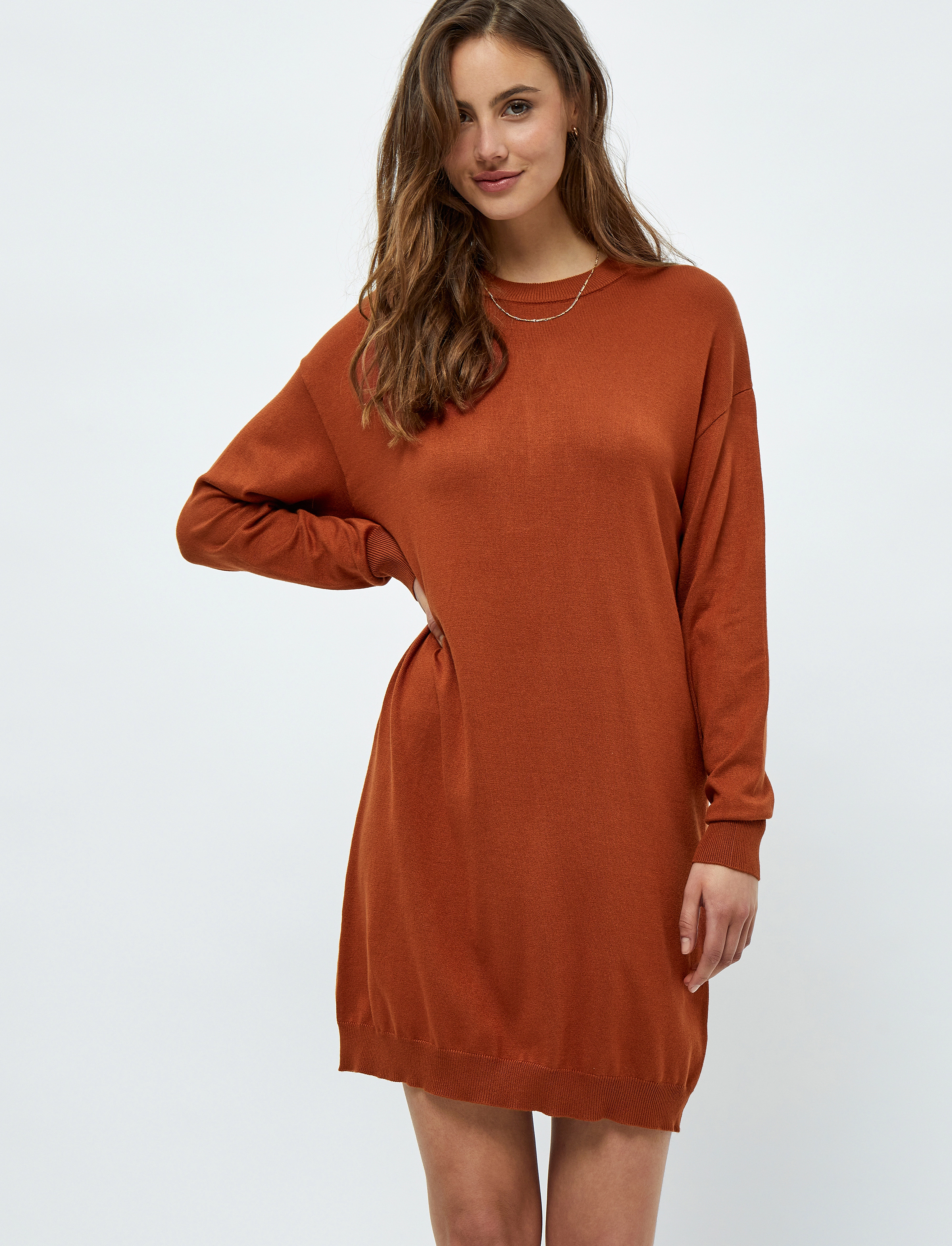 Minus - Gira Knit Dress - desert sand - 2
