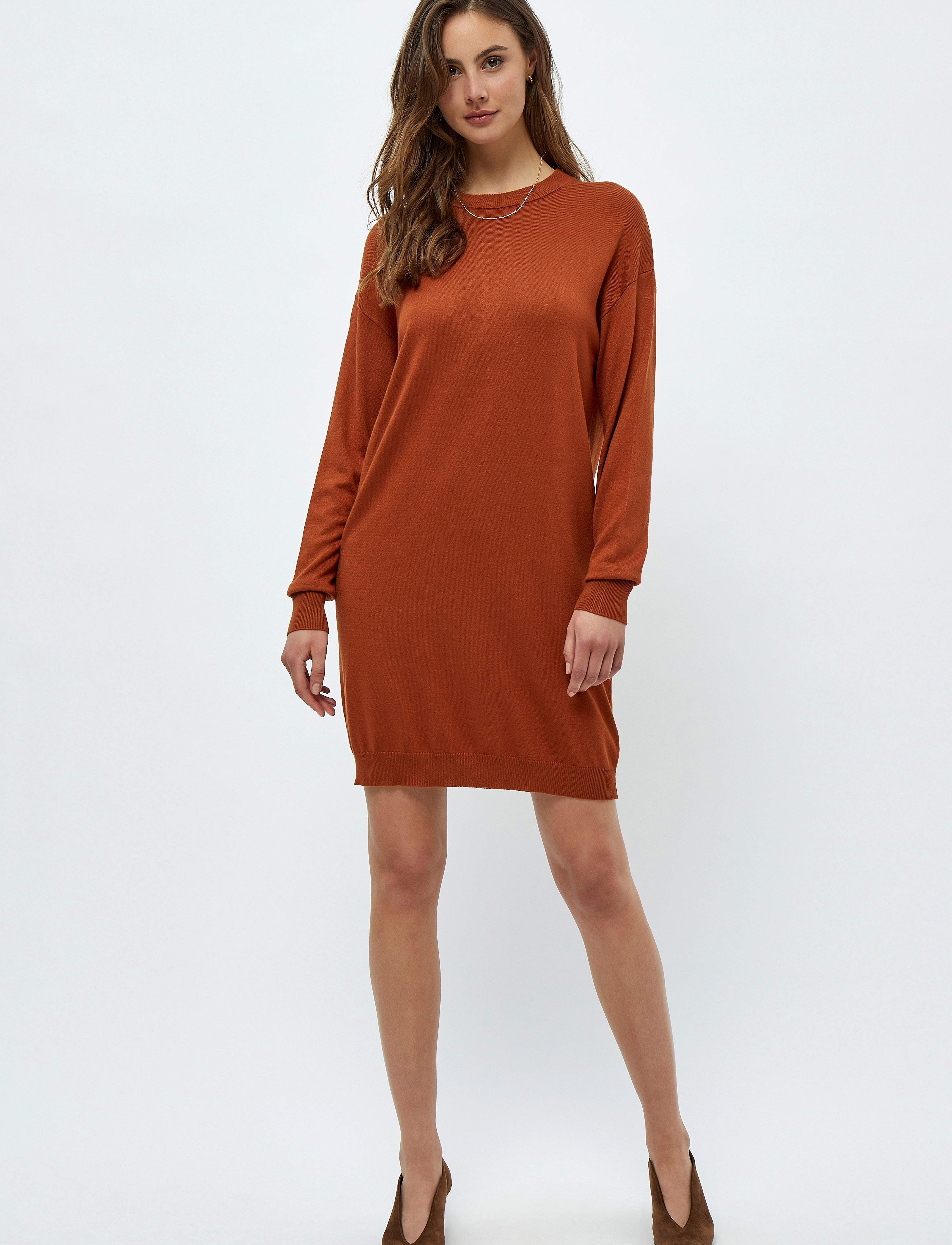 Minus - Gira Knit Dress - desert sand - 4