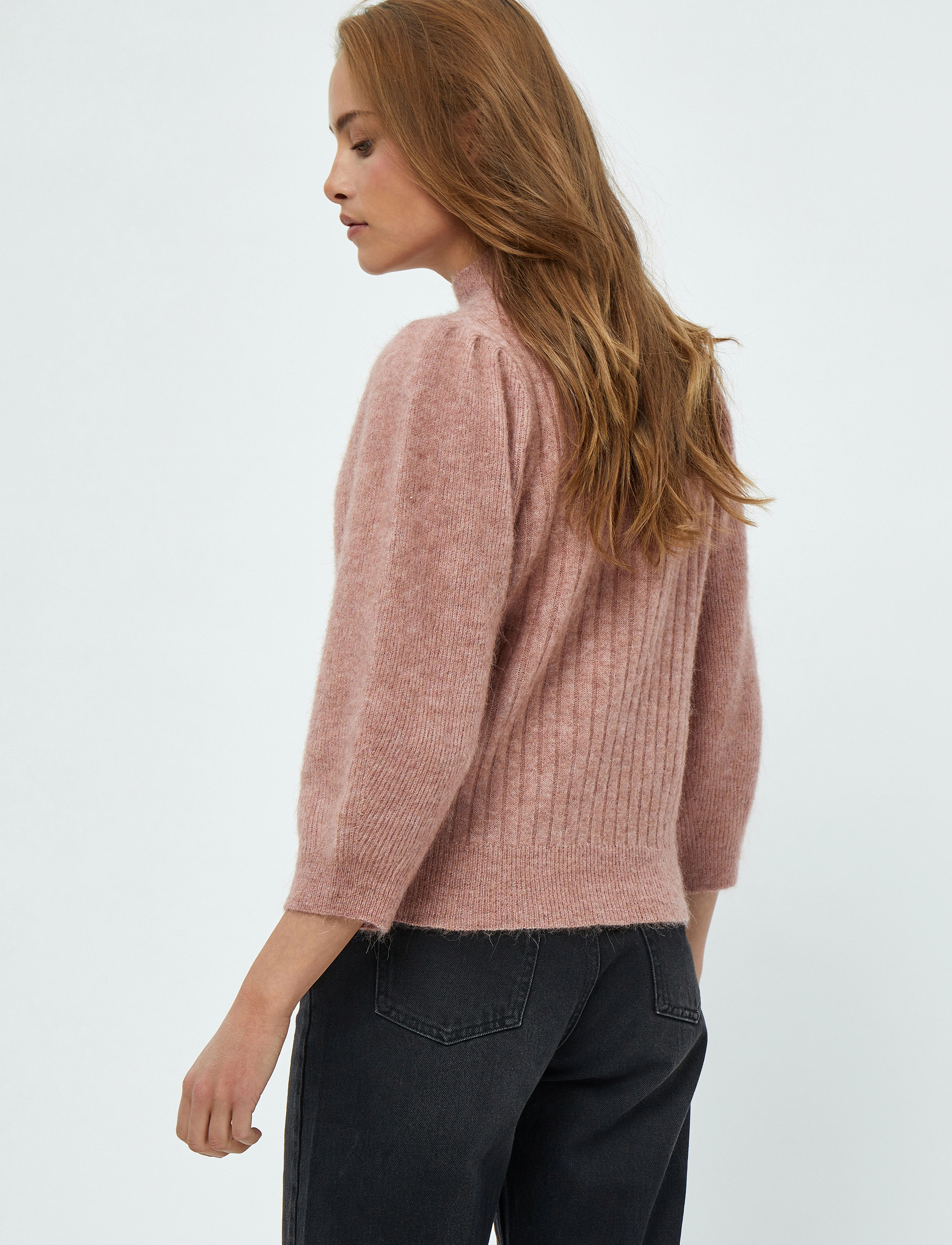Minus - Ditta Knit Pullover - ash rose melange - 3