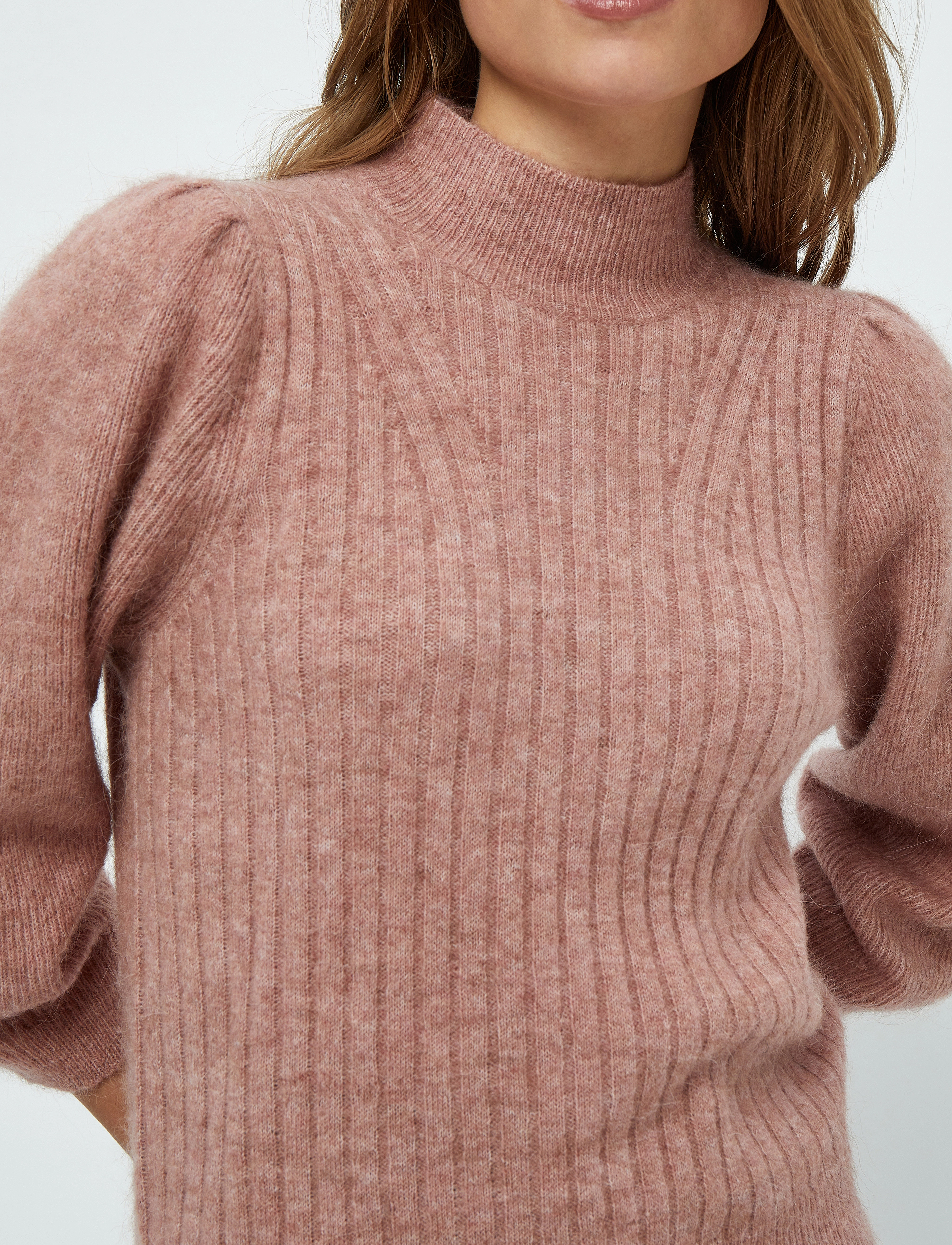 Minus - Ditta Knit Pullover - ash rose melange - 5