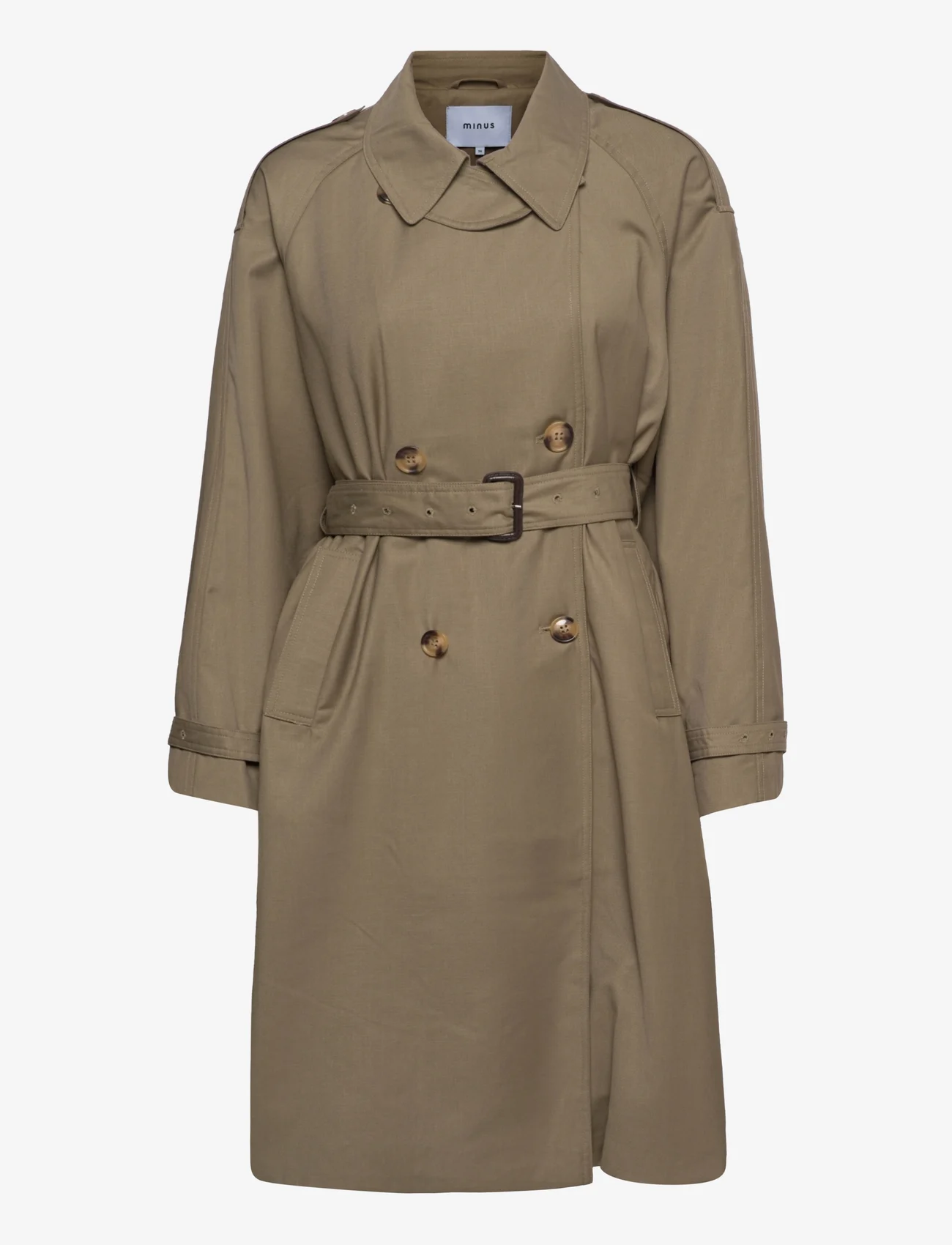 Minus - Horizon Trench coat - lentejassen - khaki - 0