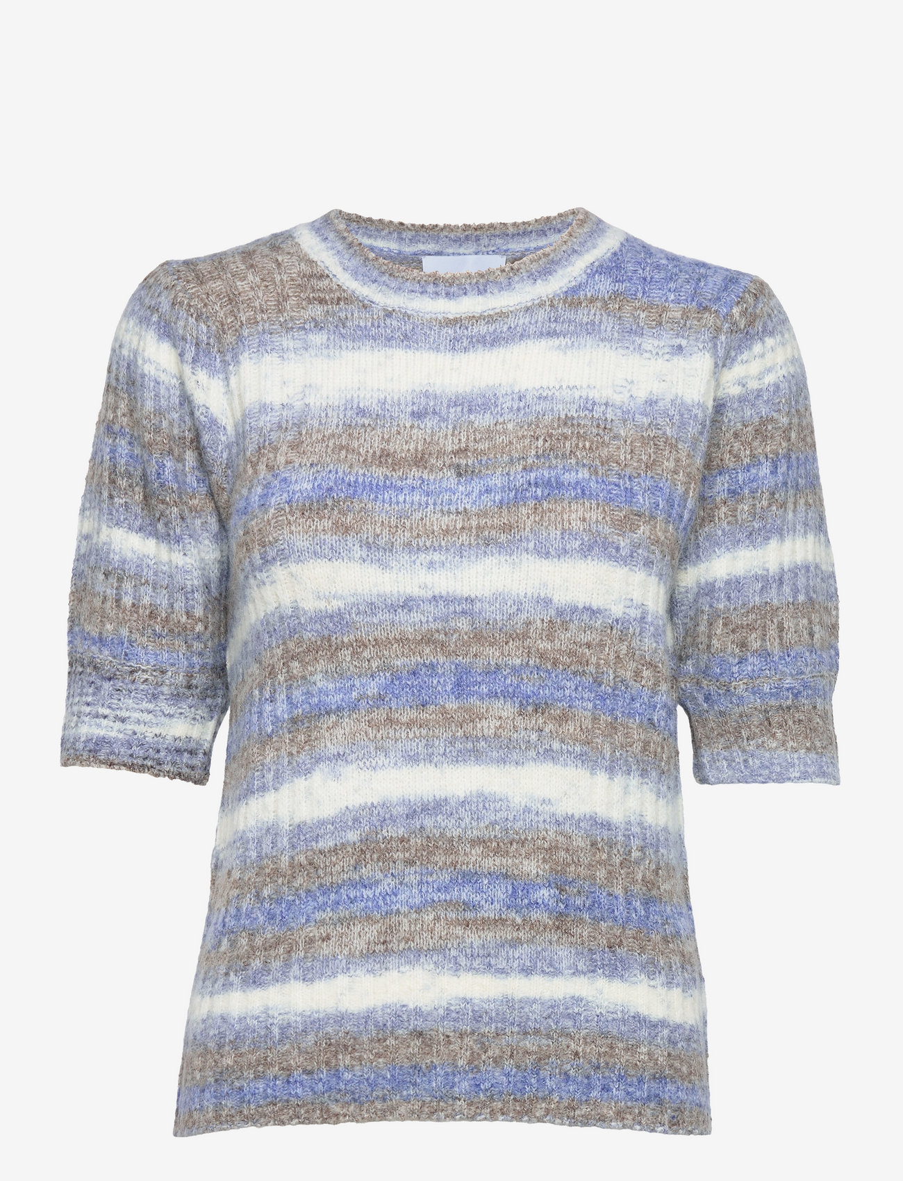 Minus - Misja Knit Tee - royal blue striped - 1