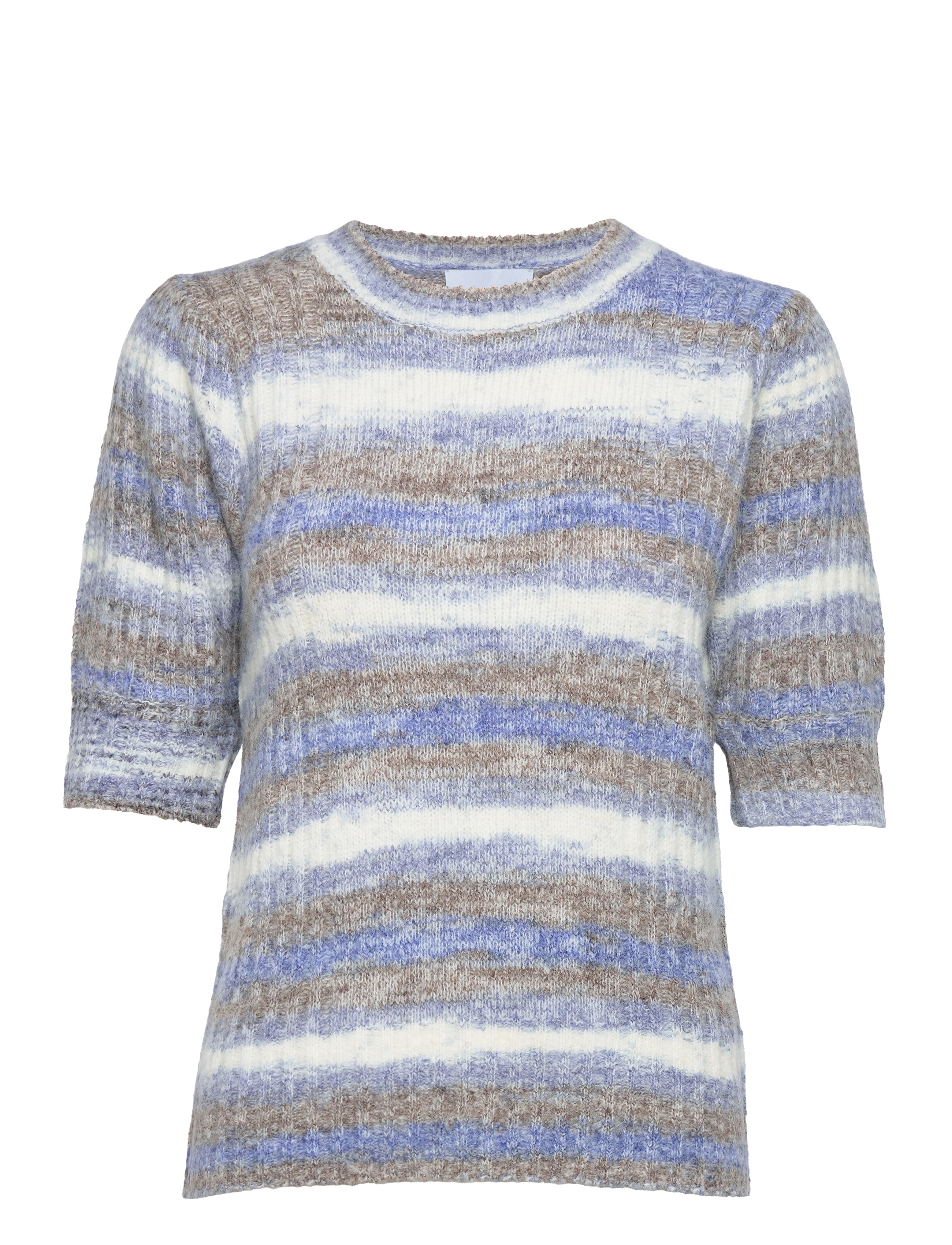 Minus - Misja Knit Tee - royal blue striped - 0