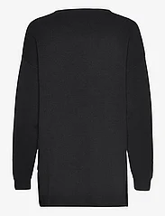 Minus - Cosy Long Pullover - strikkegensere - sort - 1
