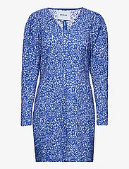 Minus - Retia Dress - korta klänningar - royal blue leo - 0