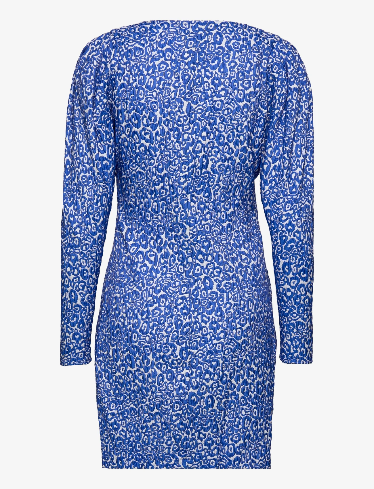 Minus - Retia Dress - korta klänningar - royal blue leo - 1
