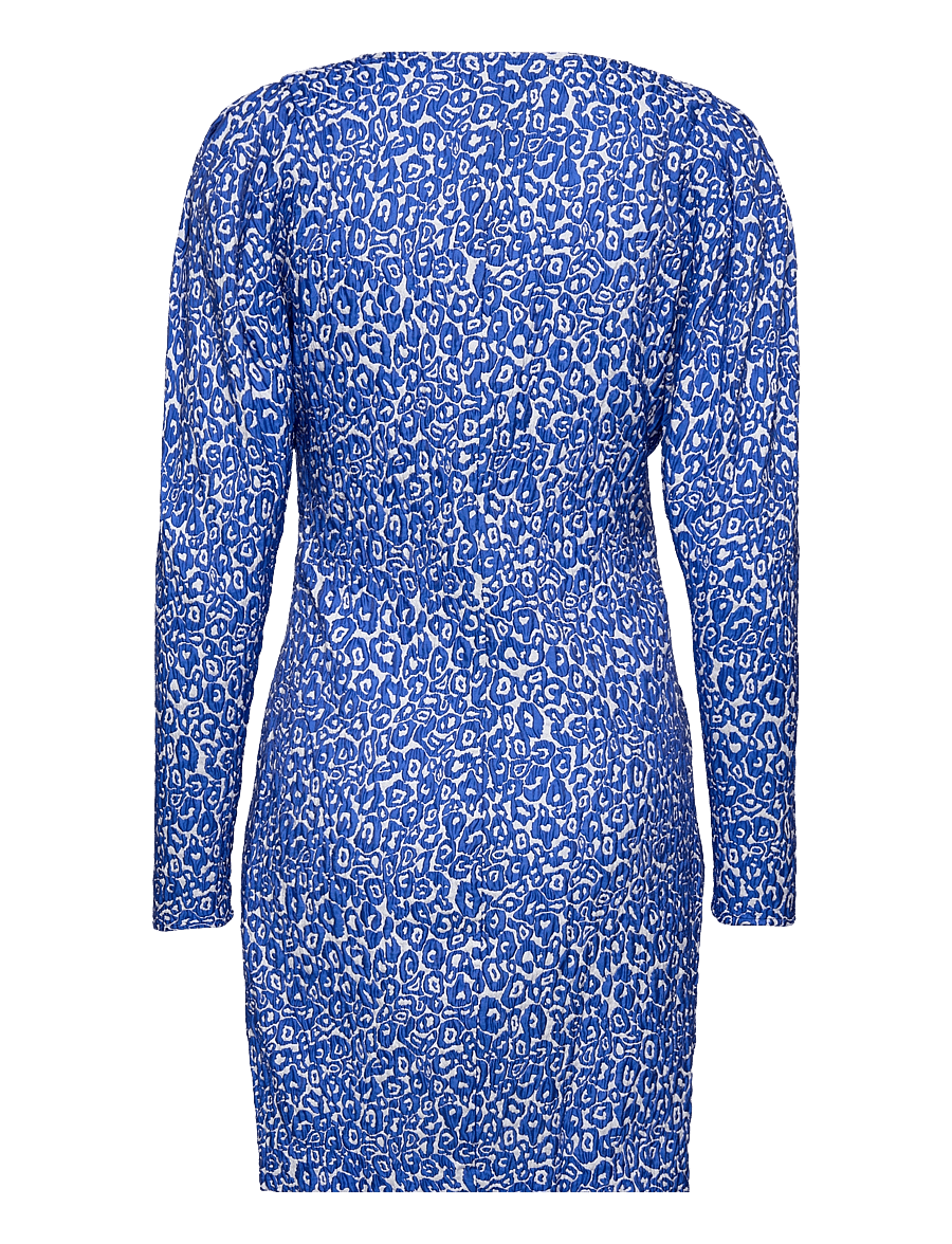Minus - Retia Dress - korte kjoler - royal blue leo - 1