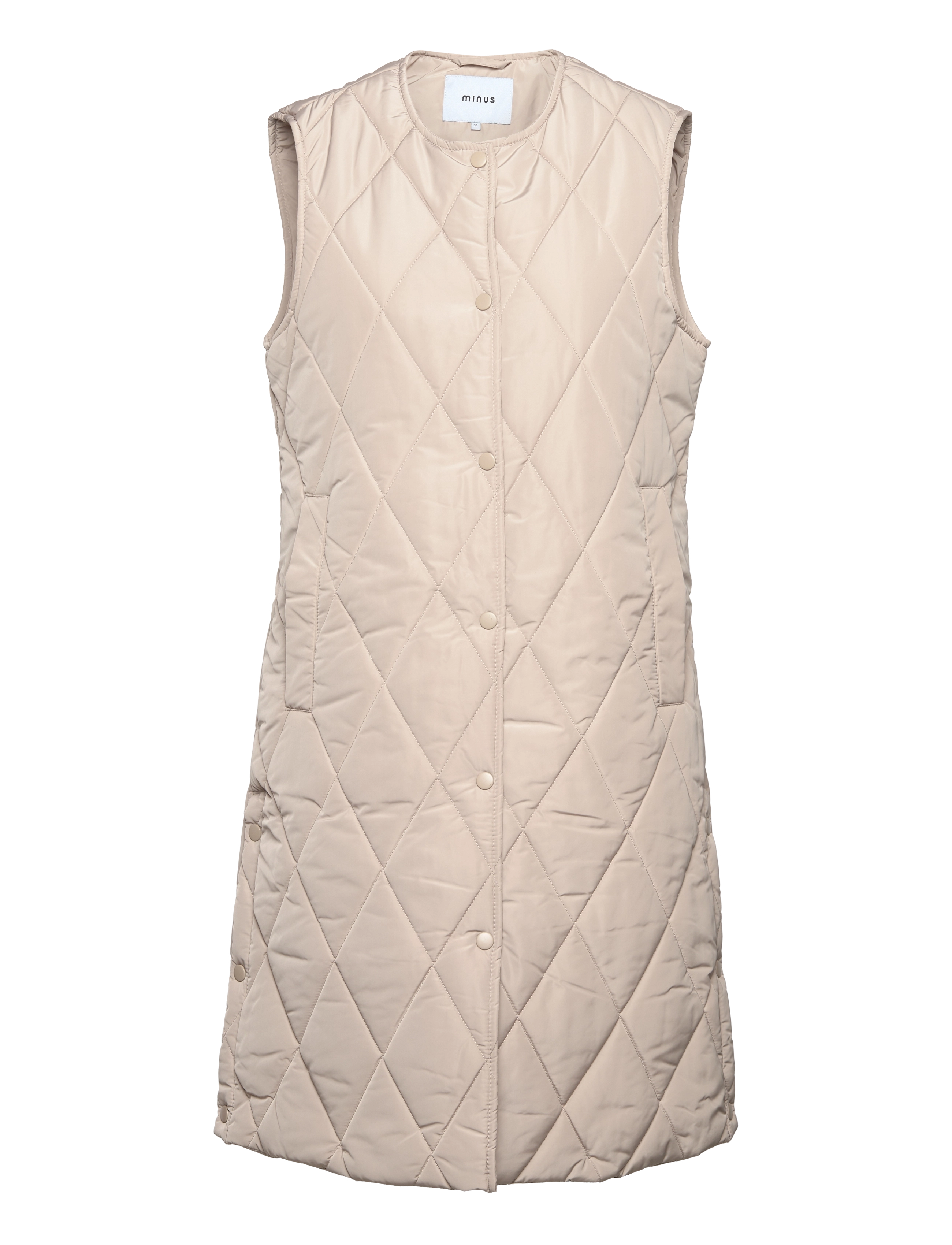 MINUS Adelia Gefüttert Vest Beige - 36 - Damen