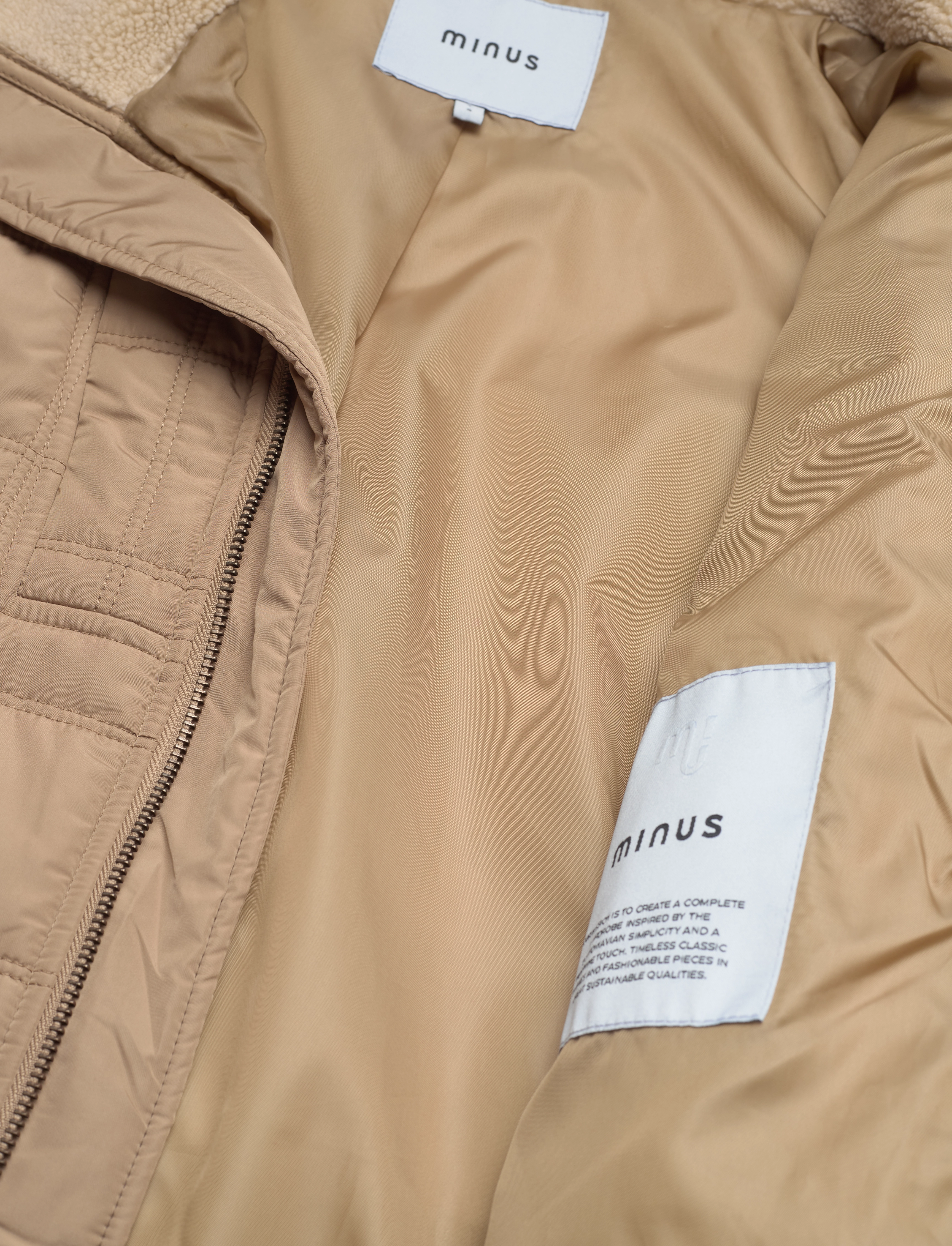 Minus - MSGena Padded Jacket - petrified oak - 4
