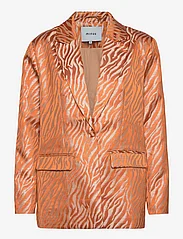 Minus - Emmalia Blazer - odzież imprezowa w cenach outletowych - mandarin orange print - 0