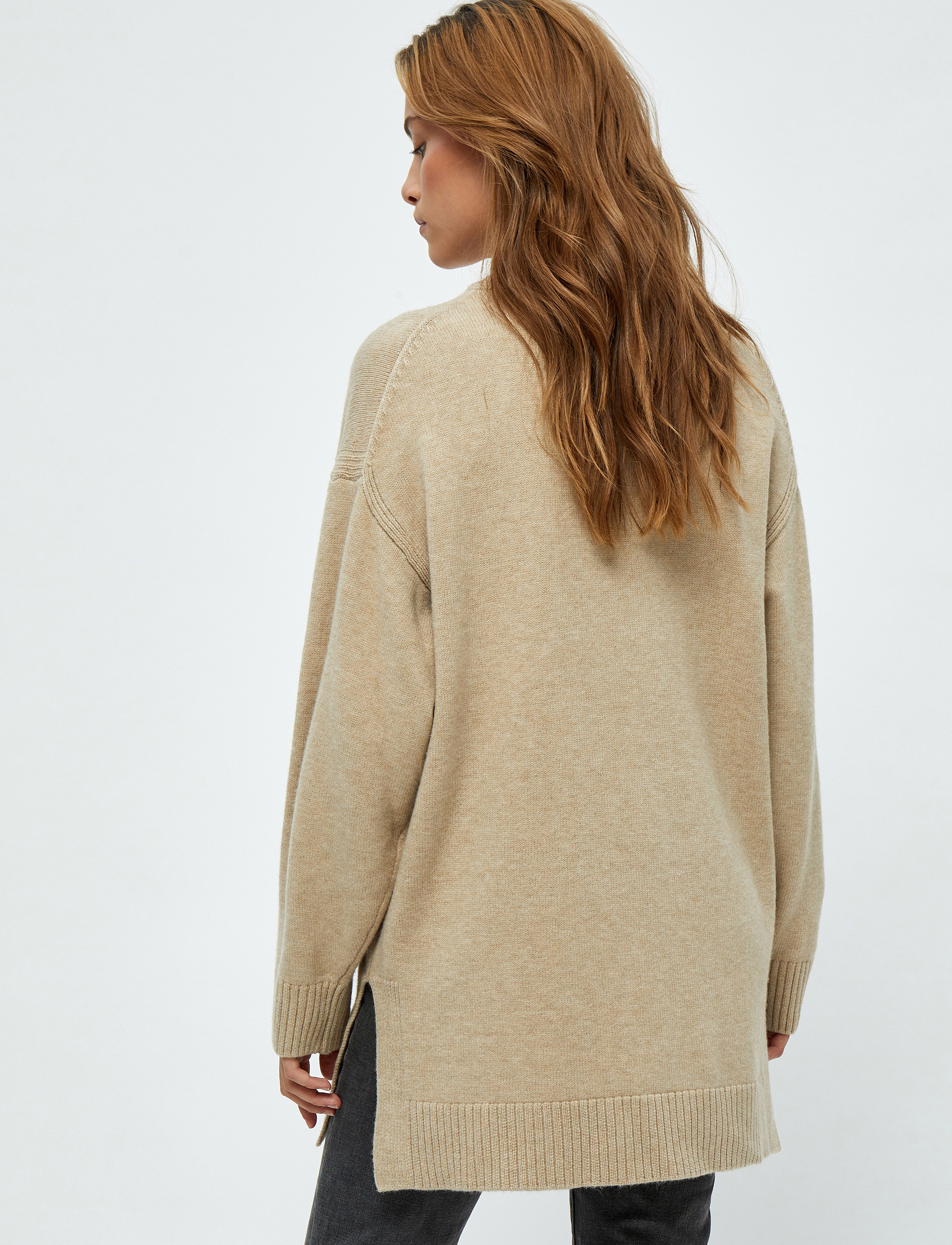 Minus - Djuna Strik Pullover - sand gray - 5