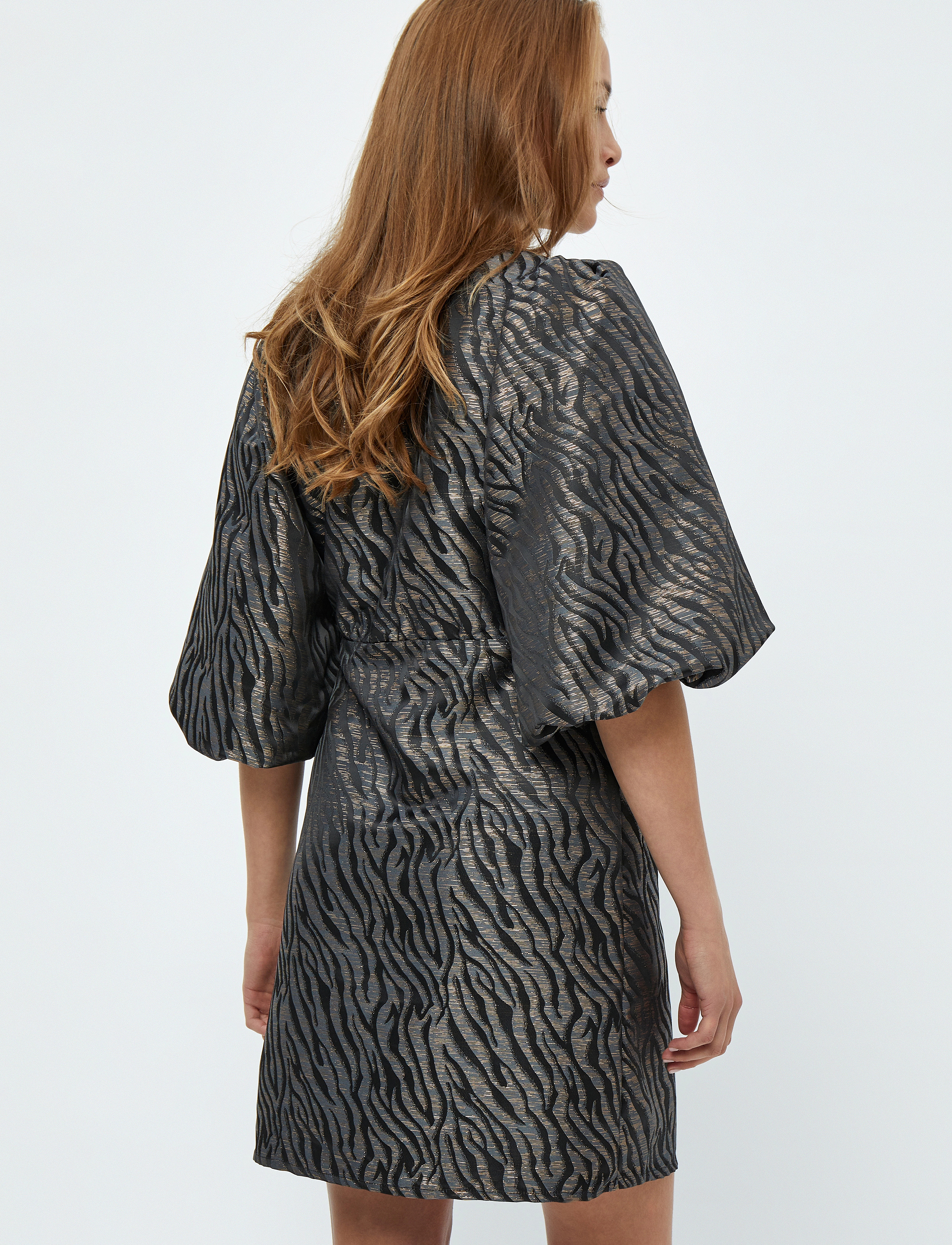 Minus - Emmalia Kjole - black print - 3