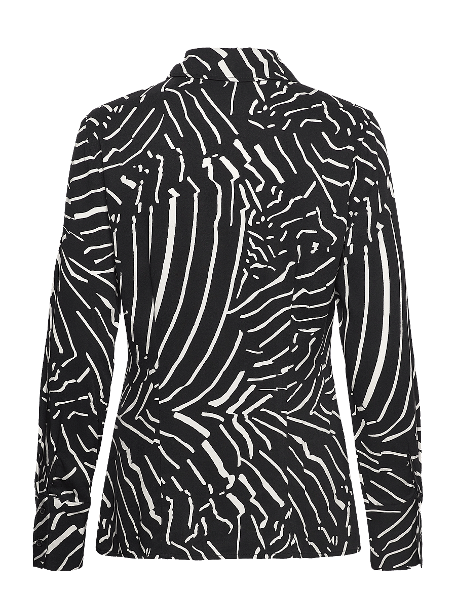 Minus - Kassandra Skjorte - chemises à manches longues - black print - 2