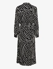 Minus - Kassandra Maxi Kjole - skjortekjoler - black print - 1