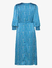 Minus - Visala GRS Midi Kjole - midi kjoler - horizon blue print - 1