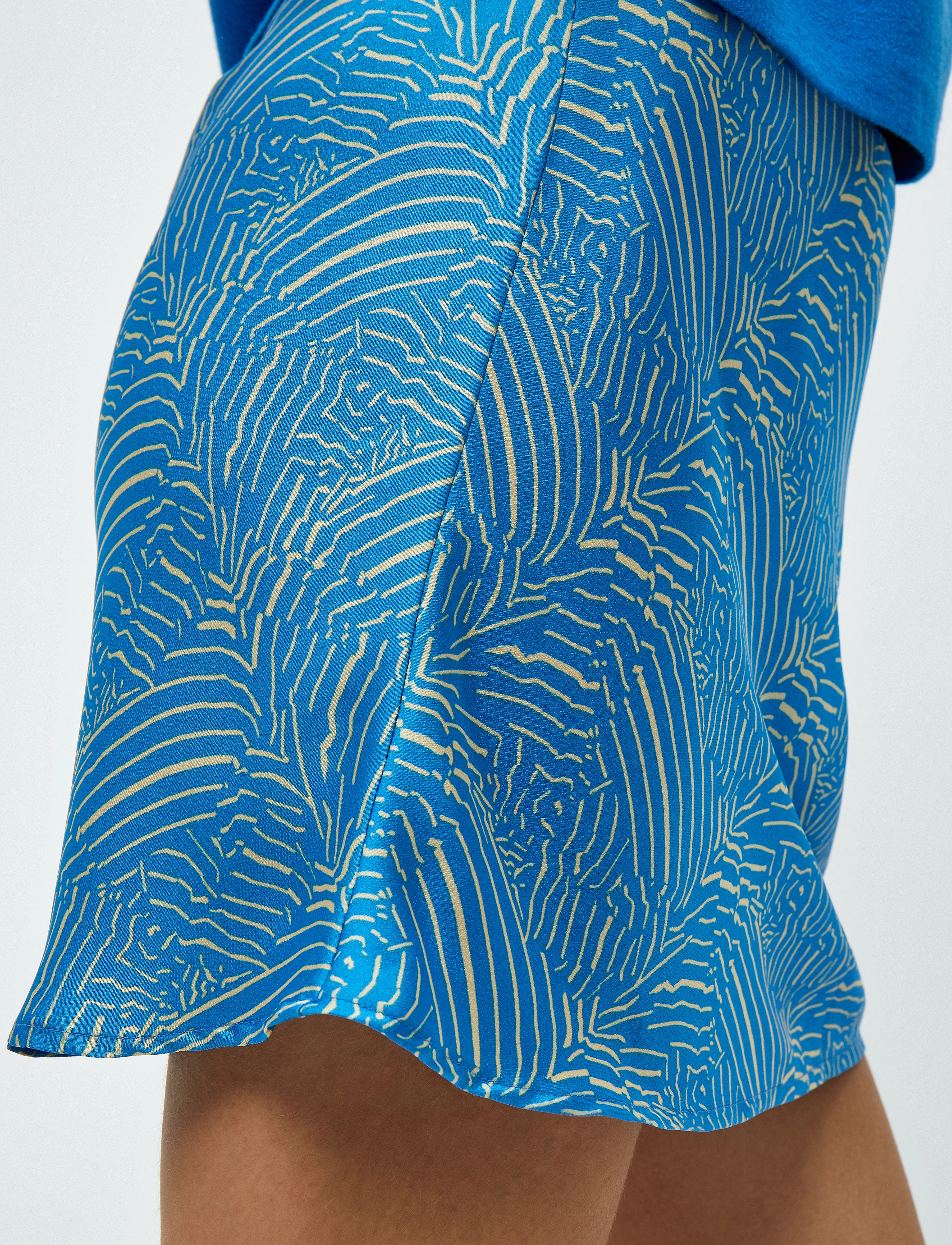 Minus - Visala GRS Kort Nederdel - horizon blue print - 5