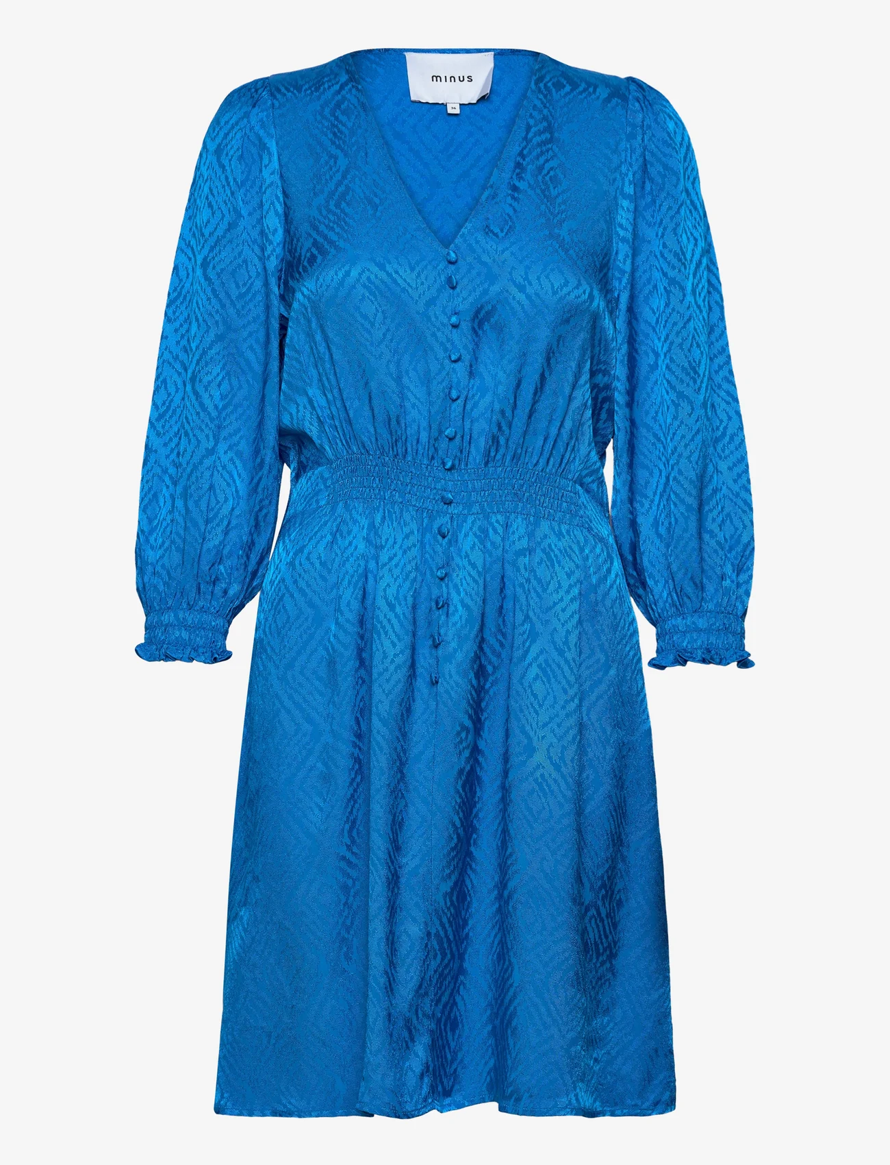 Minus - Lucia Kort Kjole - festklær til outlet-priser - ocean blue - 0