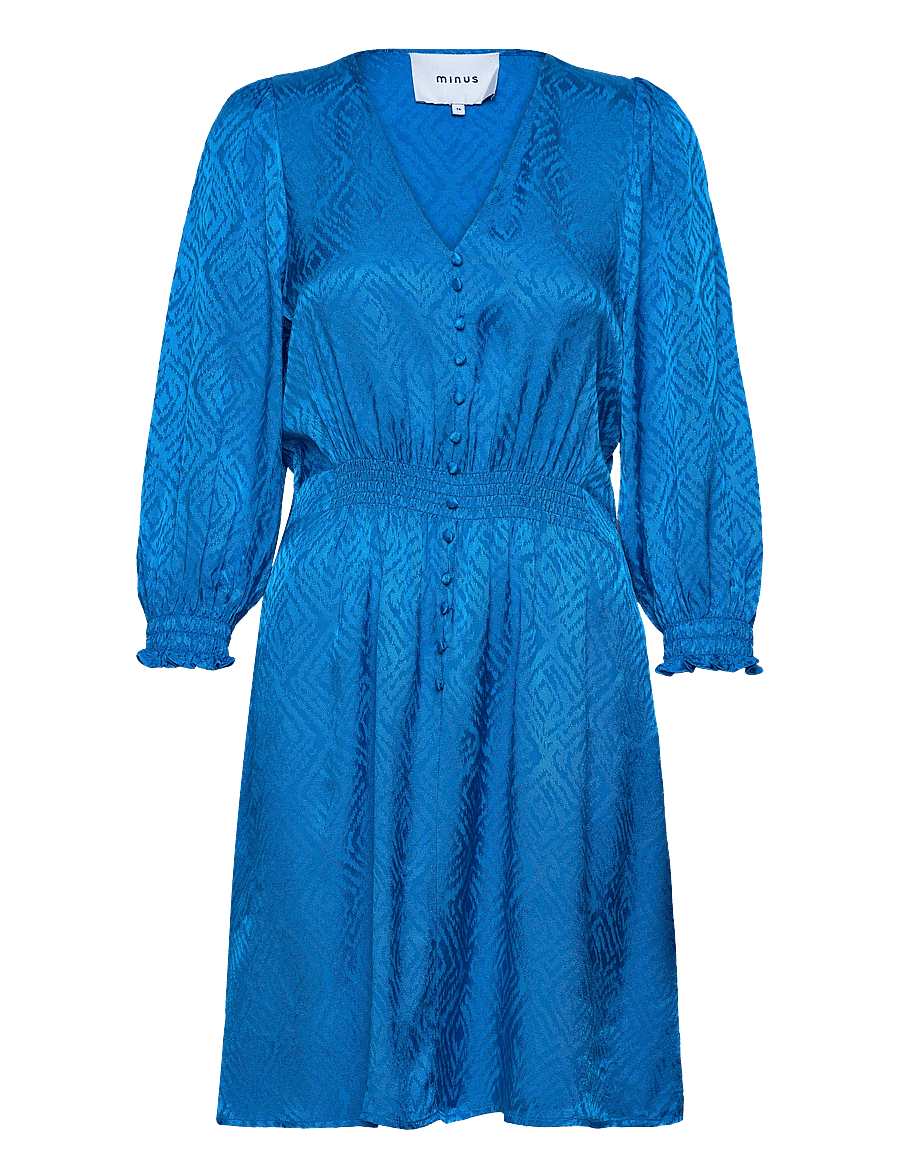 Minus - Lucia Kort Kjole - festkjoler - ocean blue - 1