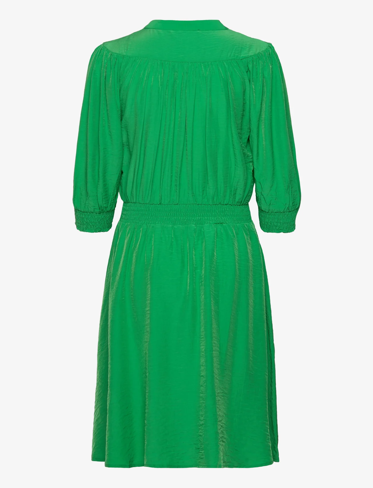Minus - Ayame Short Dress - skjortklänningar - island green - 1