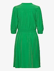 Minus - Ayame Short Dress - skjortklänningar - island green - 2
