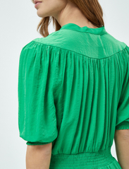 Minus - Ayame Short Dress - skjortklänningar - island green - 4