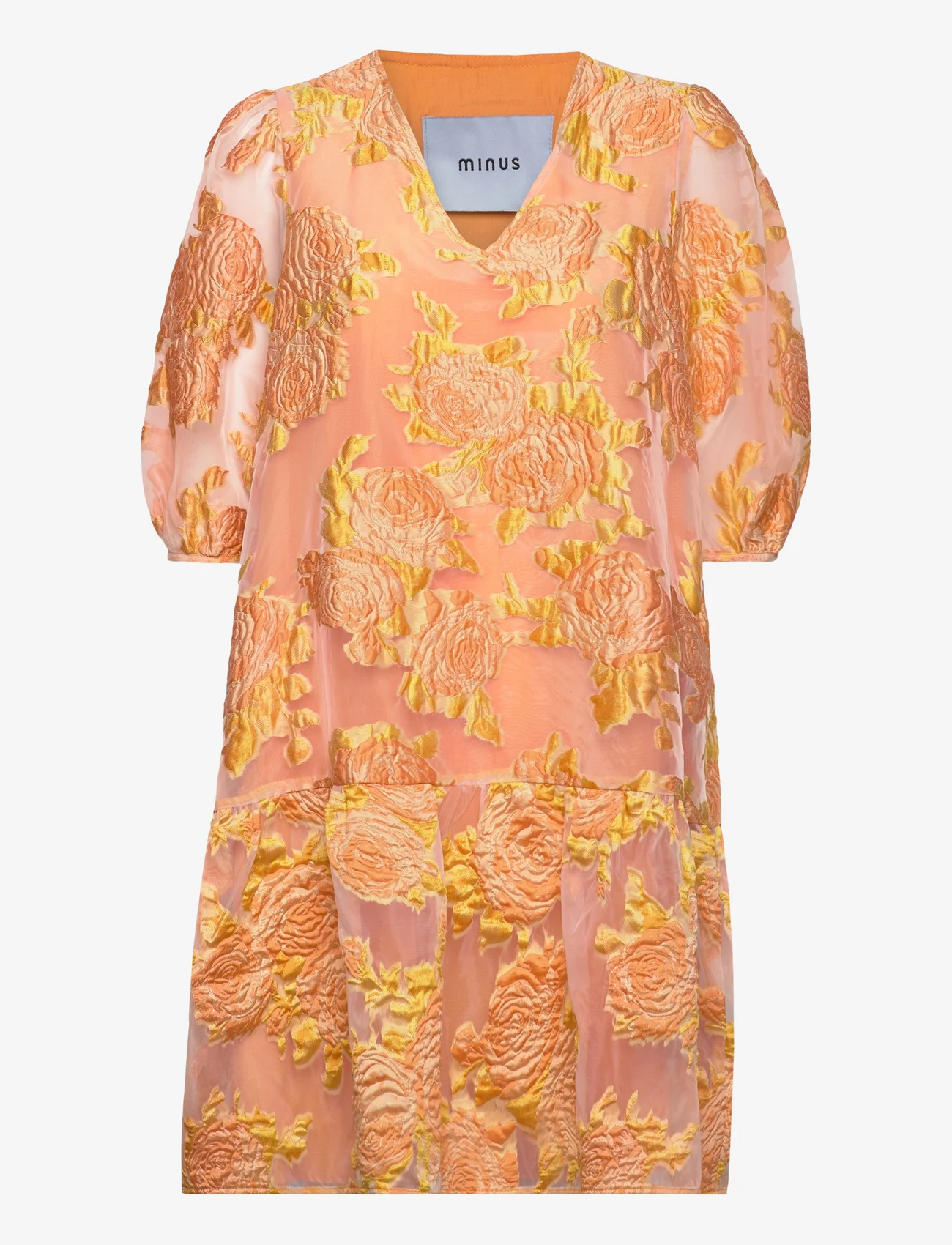 Minus - Calima Kjole - feestelijke kleding voor outlet-prijzen - orange peel - 0