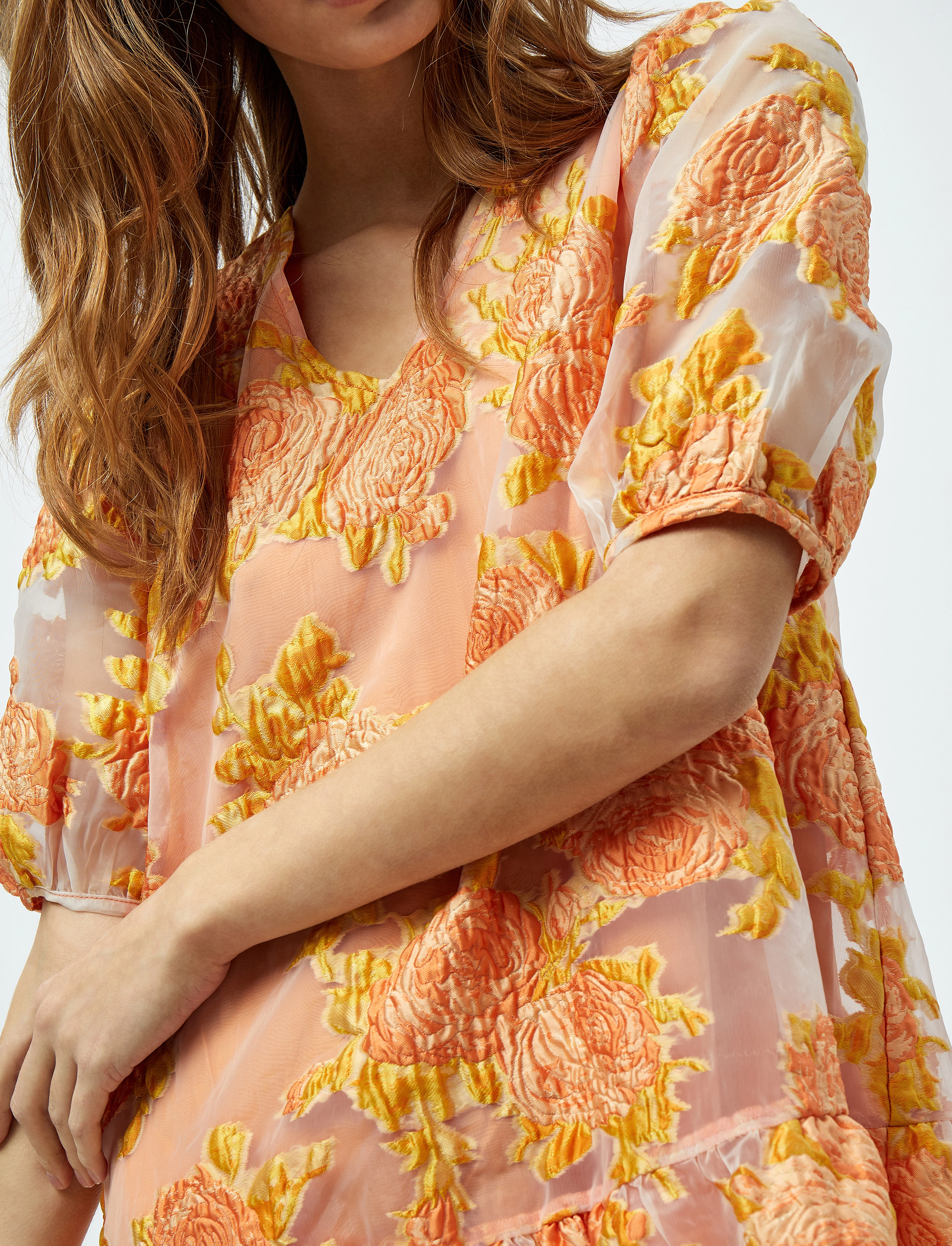 Minus - Calima Kjole - orange peel - 4