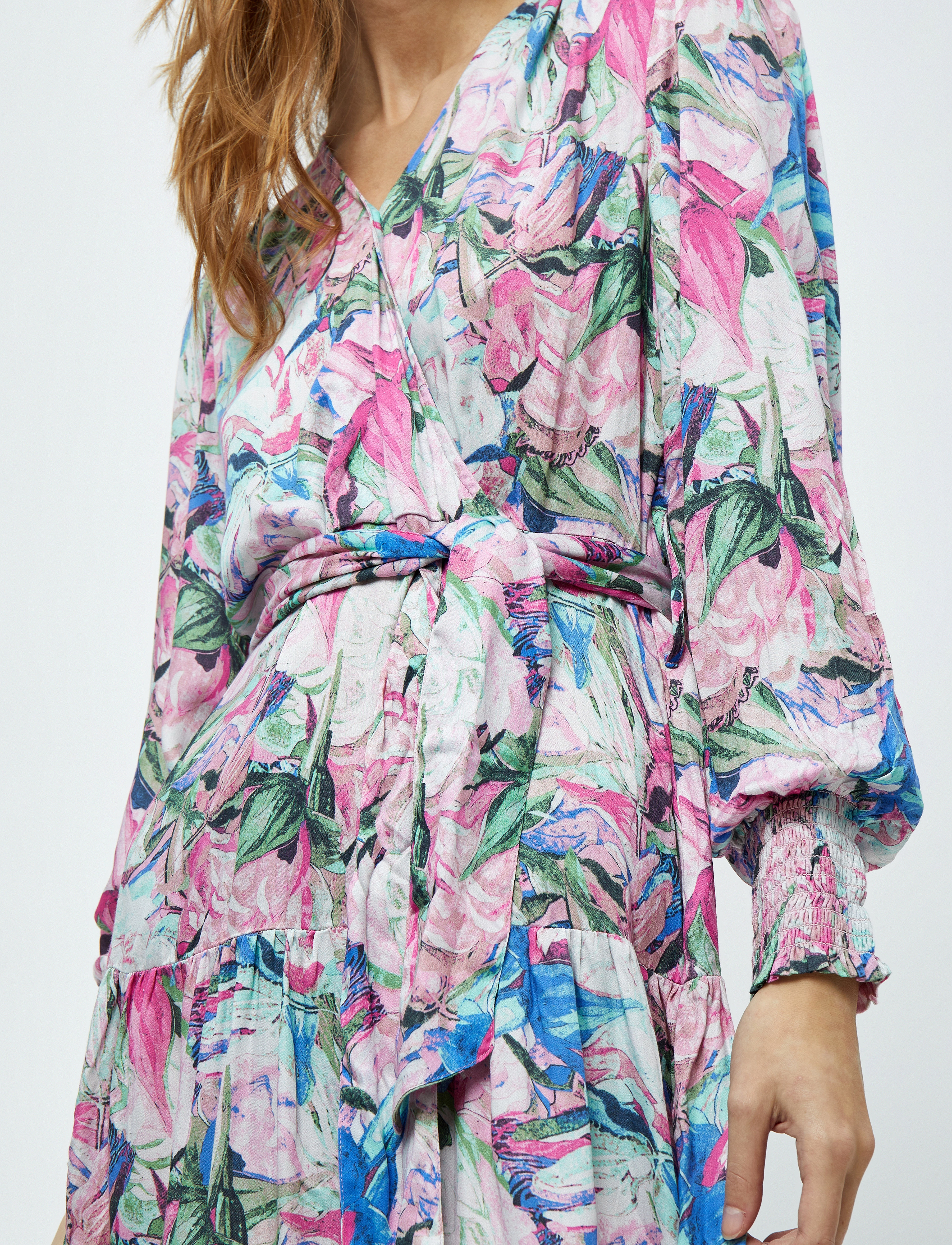 Minus - Mercy Short Dress 2 - super pink print - 4