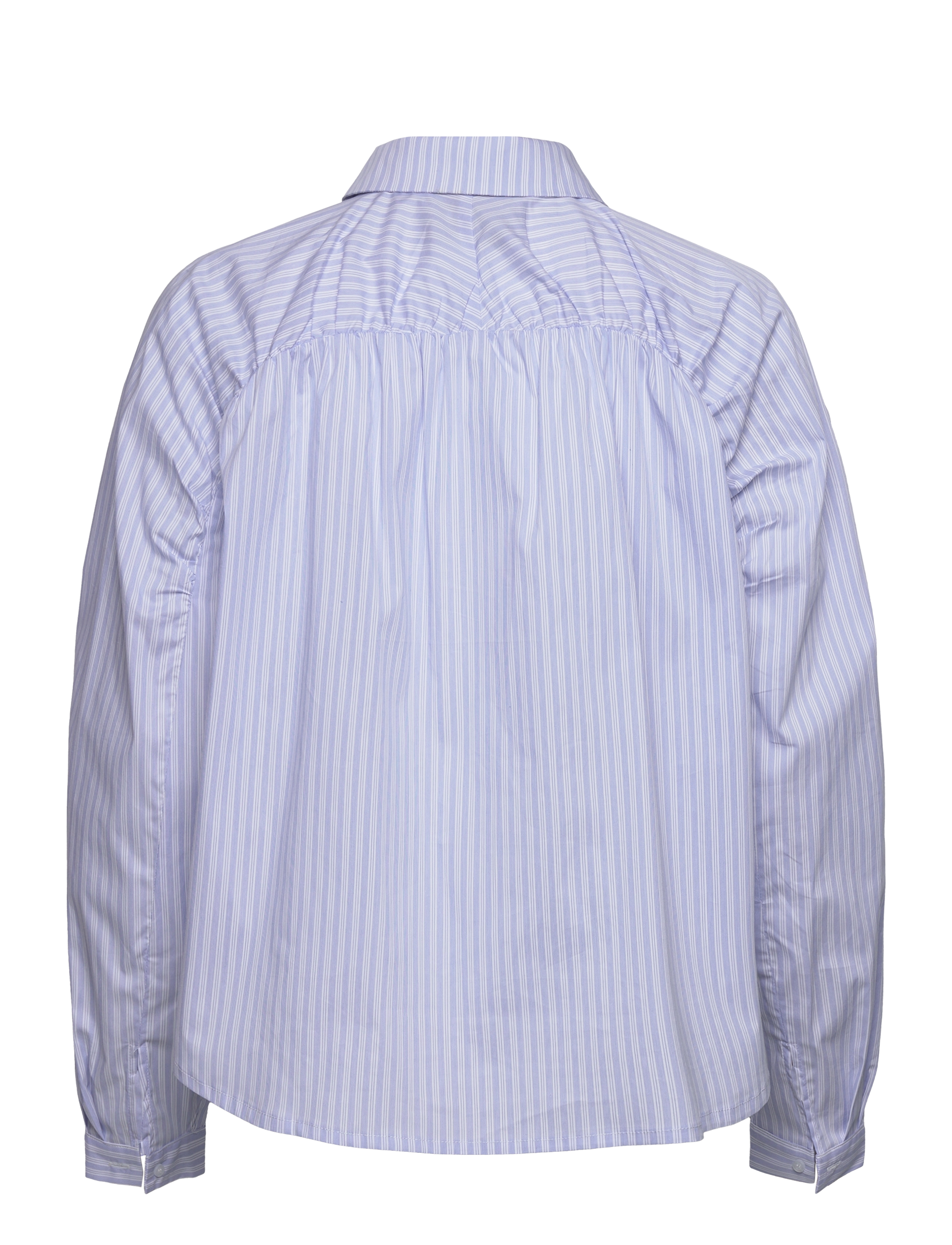 Minus - Alima Skjorte - ice blue stripe - 1