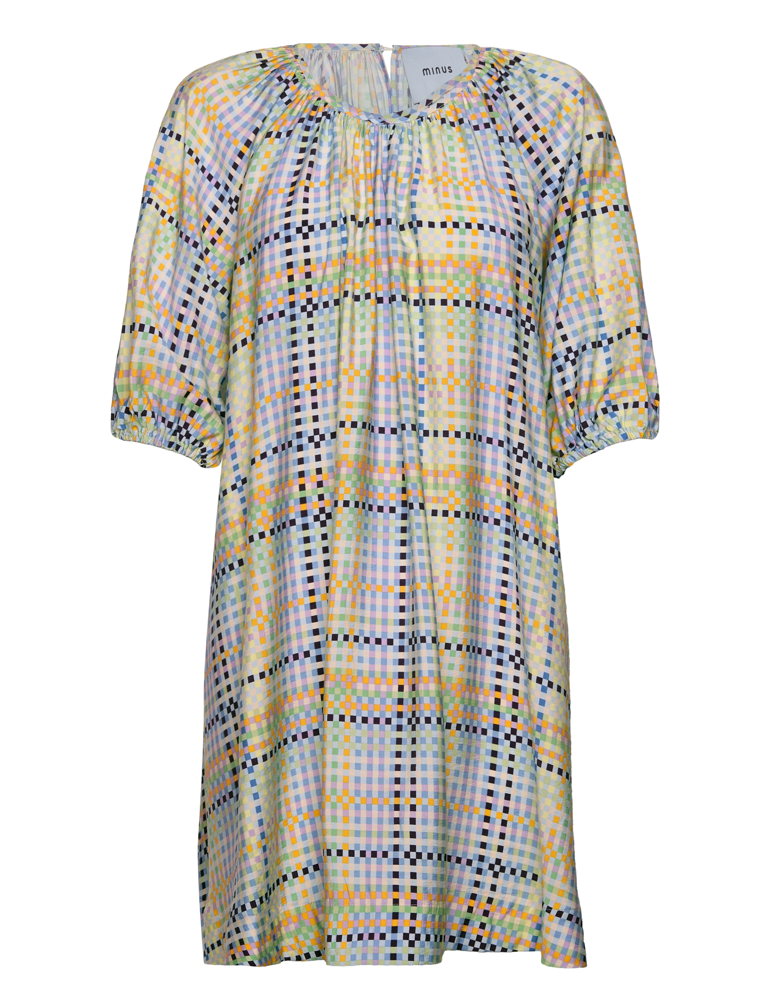Minus Luretta Short Dress 2 - Kleider - MANGO SORBET PRINT / multi