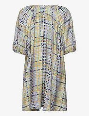 Minus - Luretta Short Dress 2 - blousejurken - mango sorbet print - 1