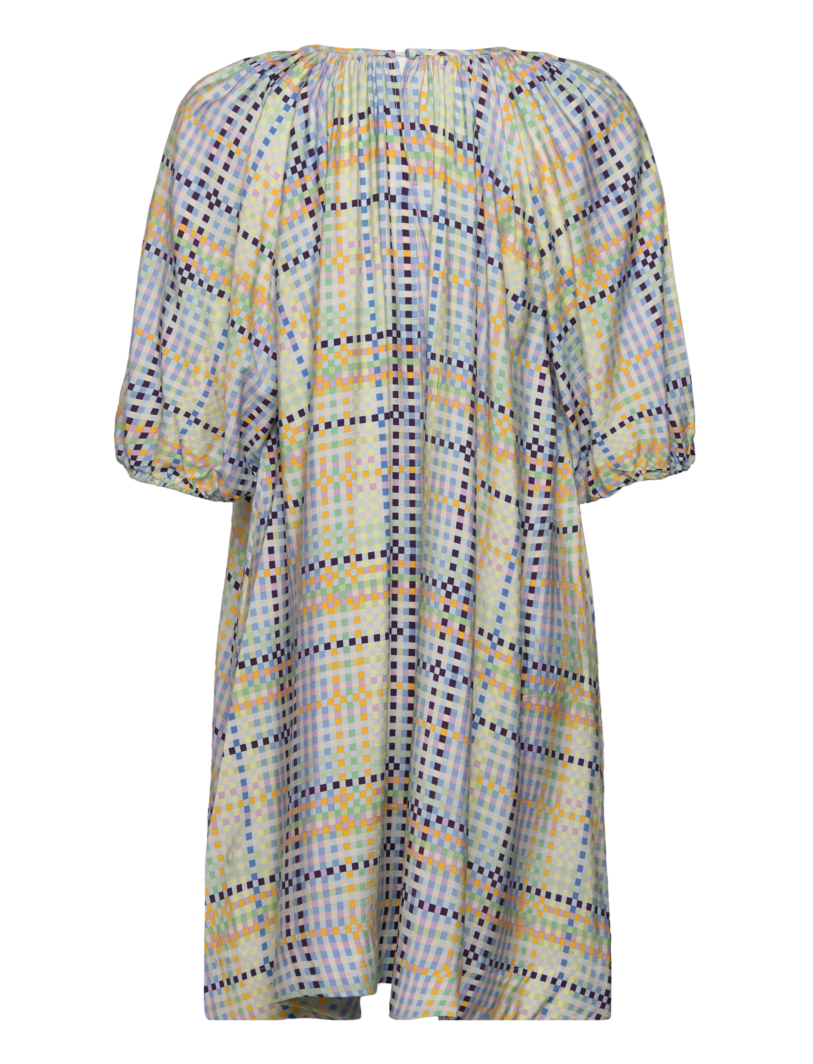 Minus - Luretta Short Dress 2 - skjortekjoler - mango sorbet print - 2