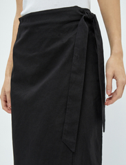 Minus - Shelba Linen Wrap Skirt 3 - sort - 5